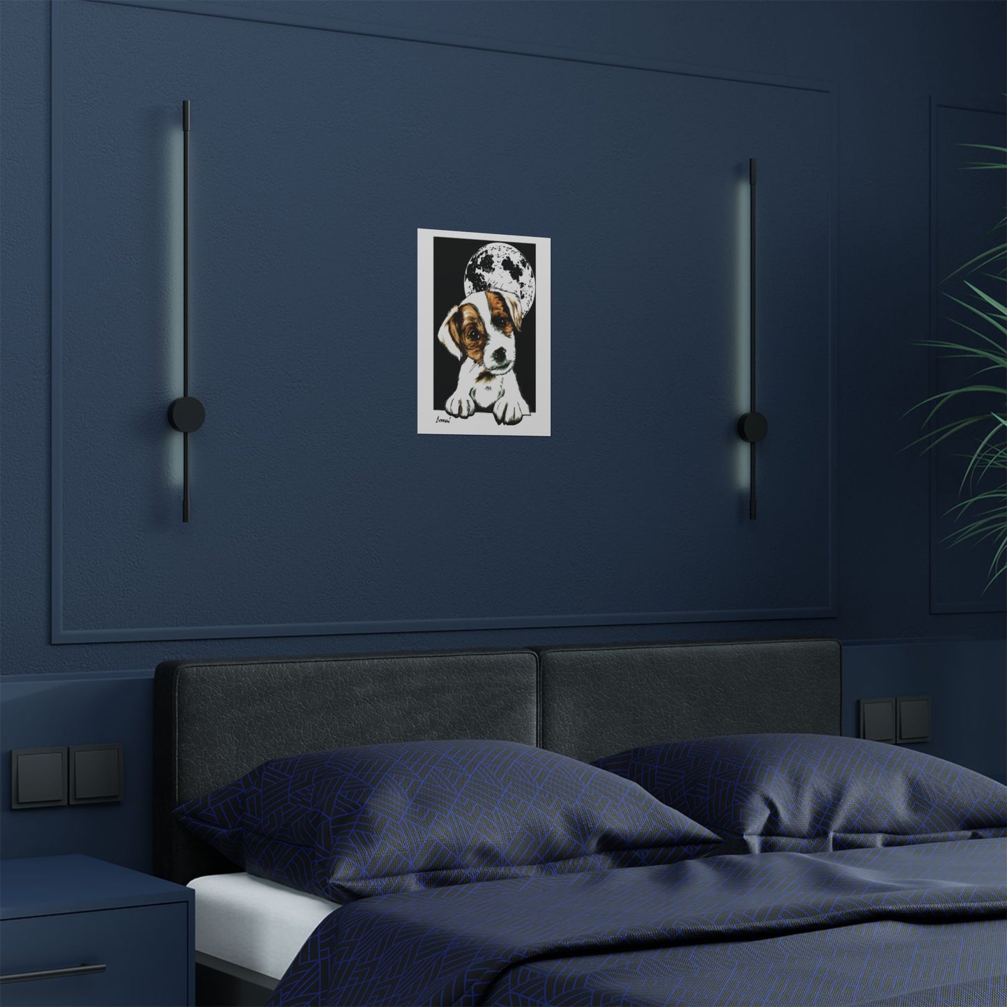 Adorable Beagle Satin Poster - Perfect for Animal Lovers