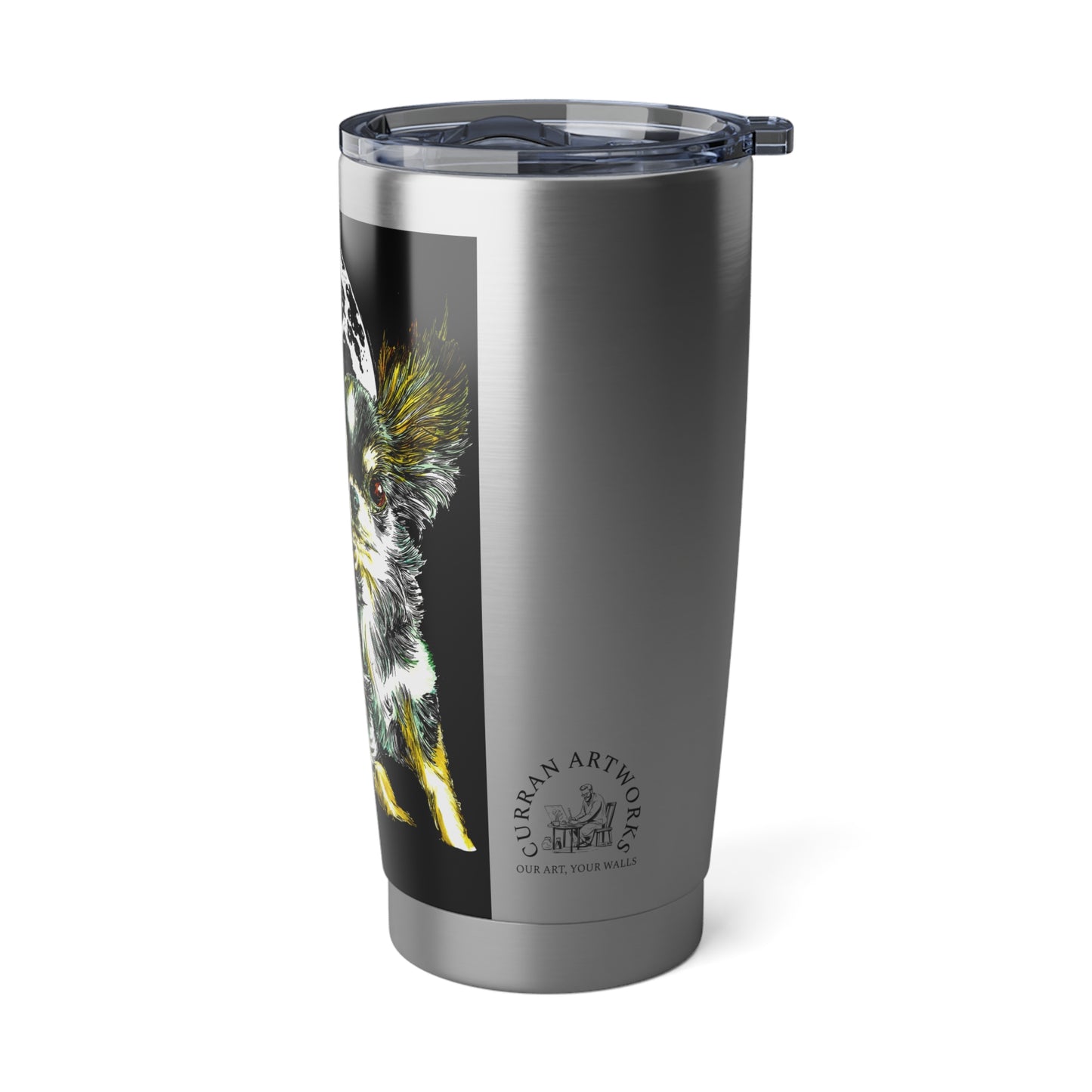 Chihuahua Travel Mug, Original Hand Drawn Artwork