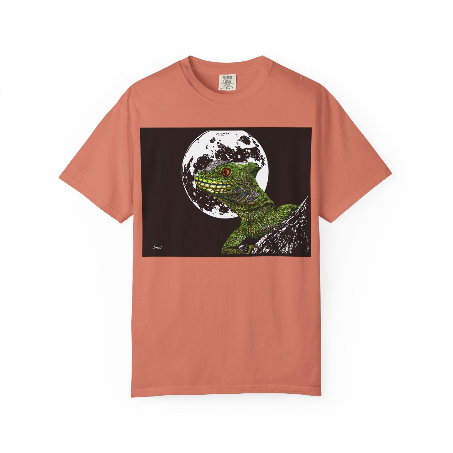 Moonlit Gecko Graphic Unisex T-Shirt
