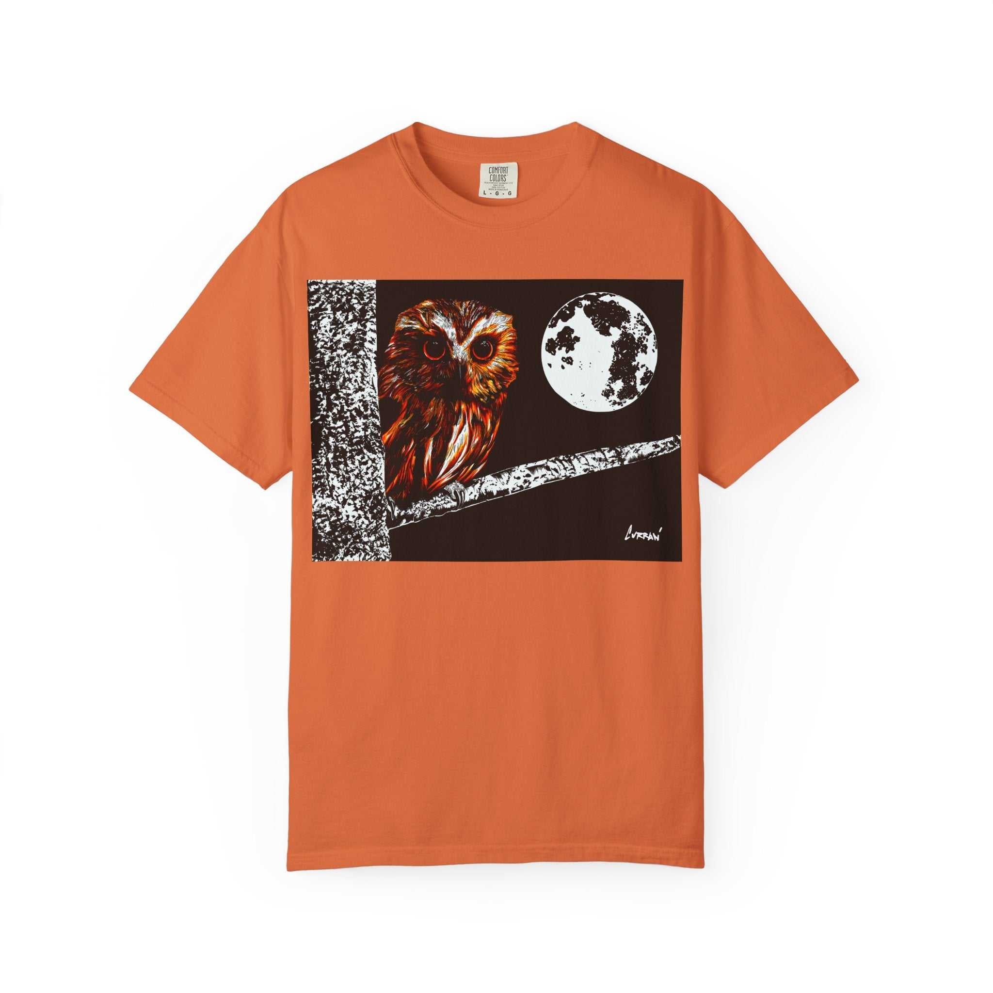 Moonlit Owl Unisex T-Shirt - Nature-Inspired Graphic Tee