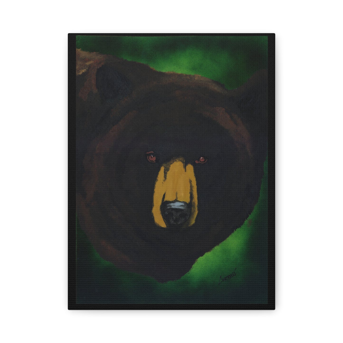 Brown Bear Wall Art, Brown Bear Art Print
