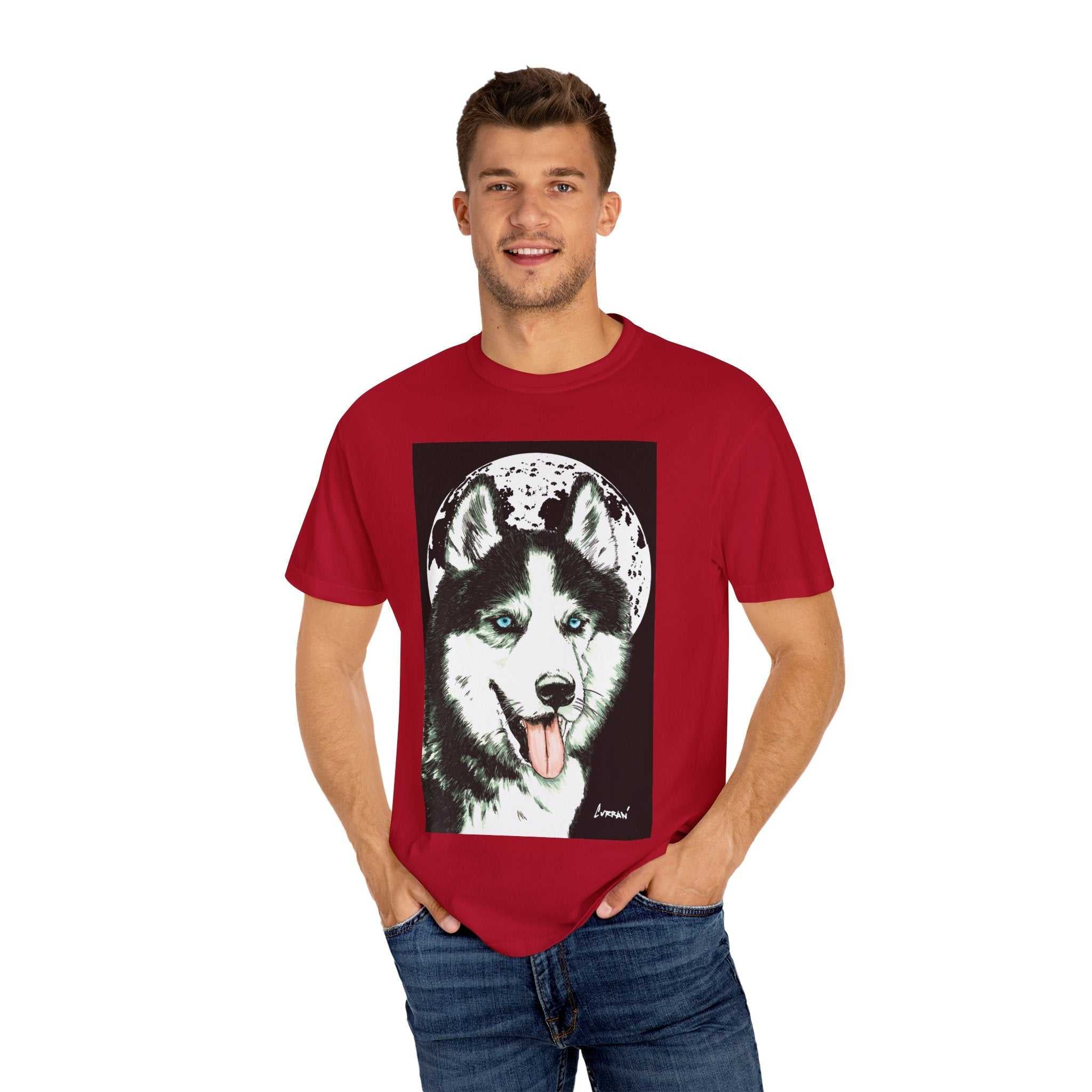 Siberian Husky Unisex Garment-Dyed T-Shirt