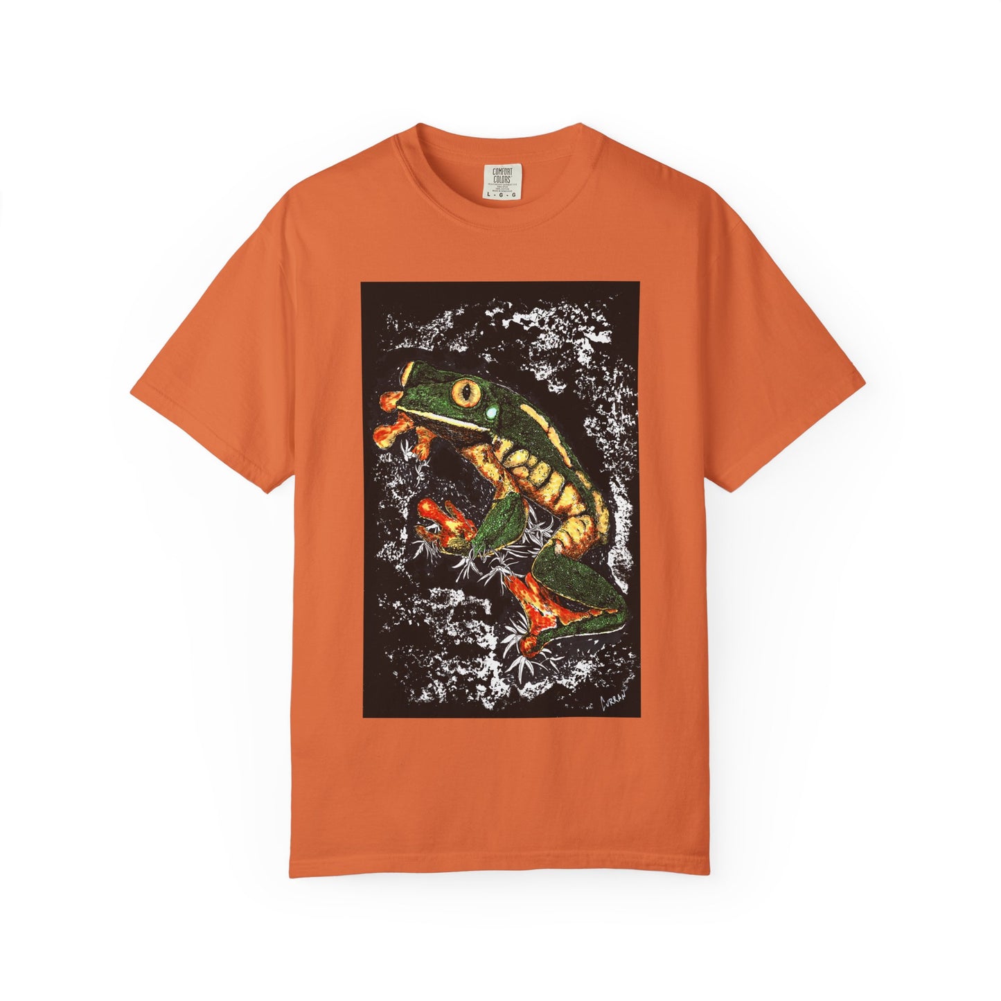 Colorful Frog Unisex T-shirt - Eco-Friendly Art Tee