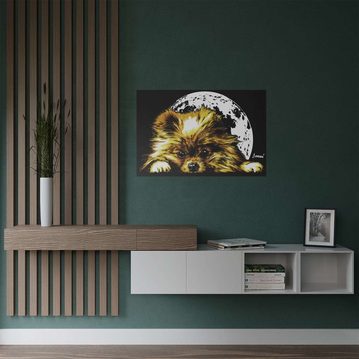 Beautiful Pomeranian Art Print - Satin Poster (300gsm)