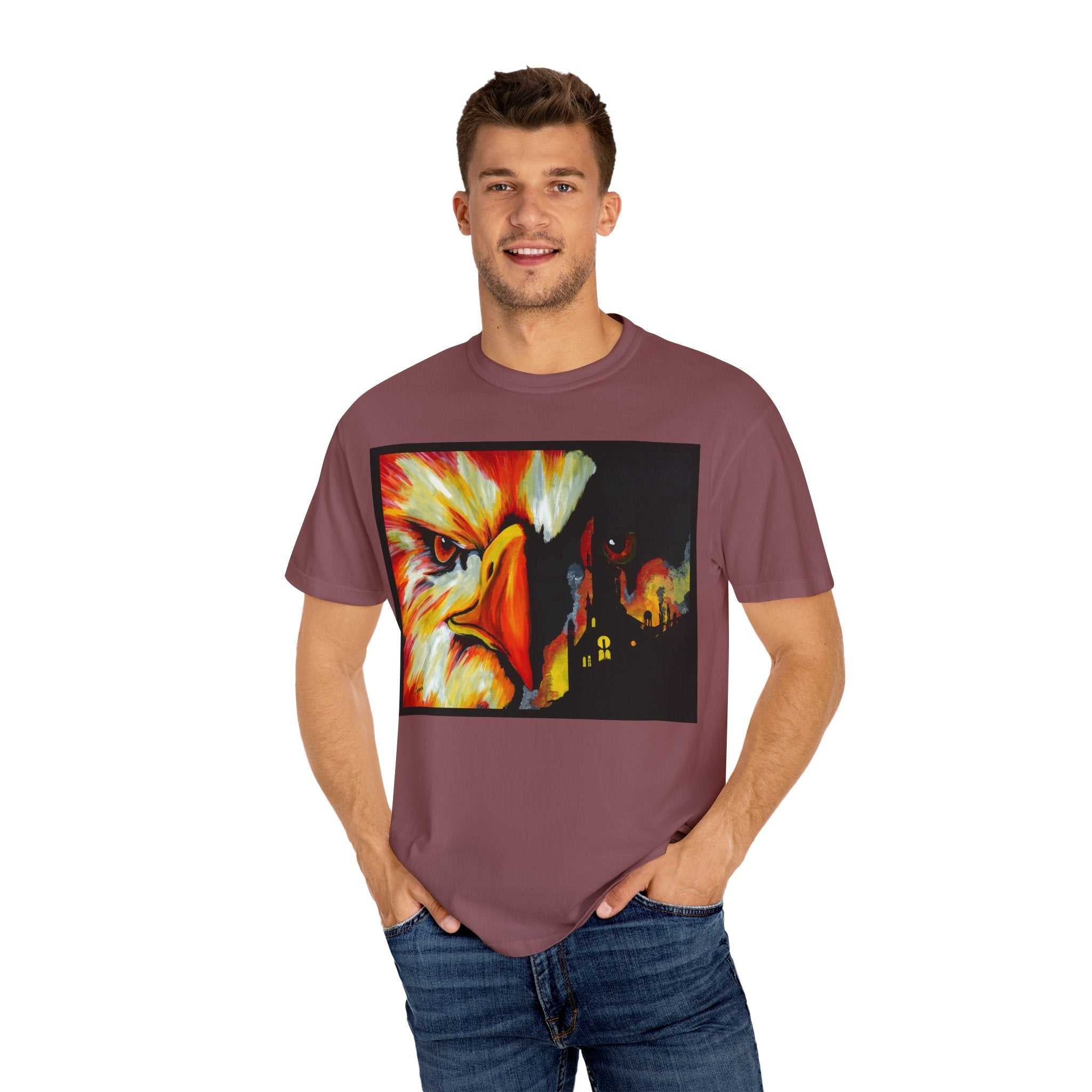 Mythical Phoenix Unisex T-Shirt - Eye-Catching Graphic Tee