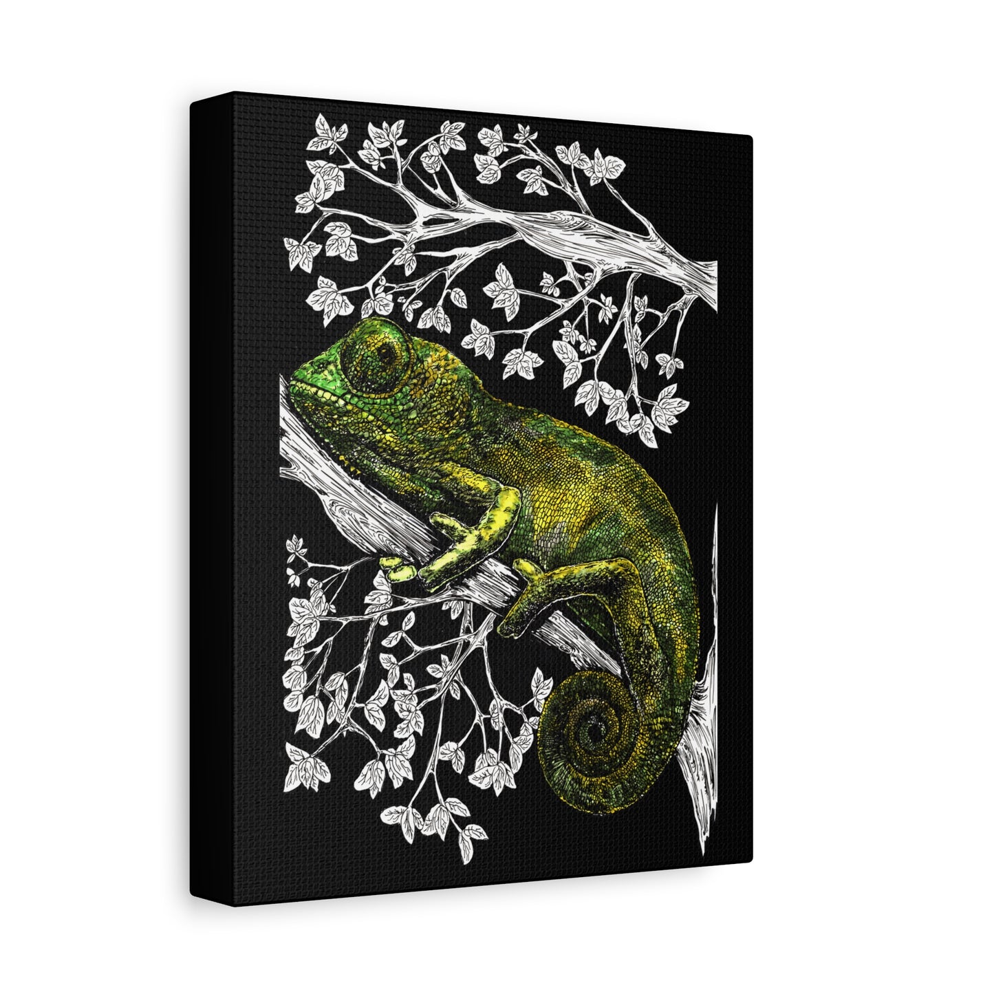 Chameleon in Tree Wall Art Print of the Original wall art