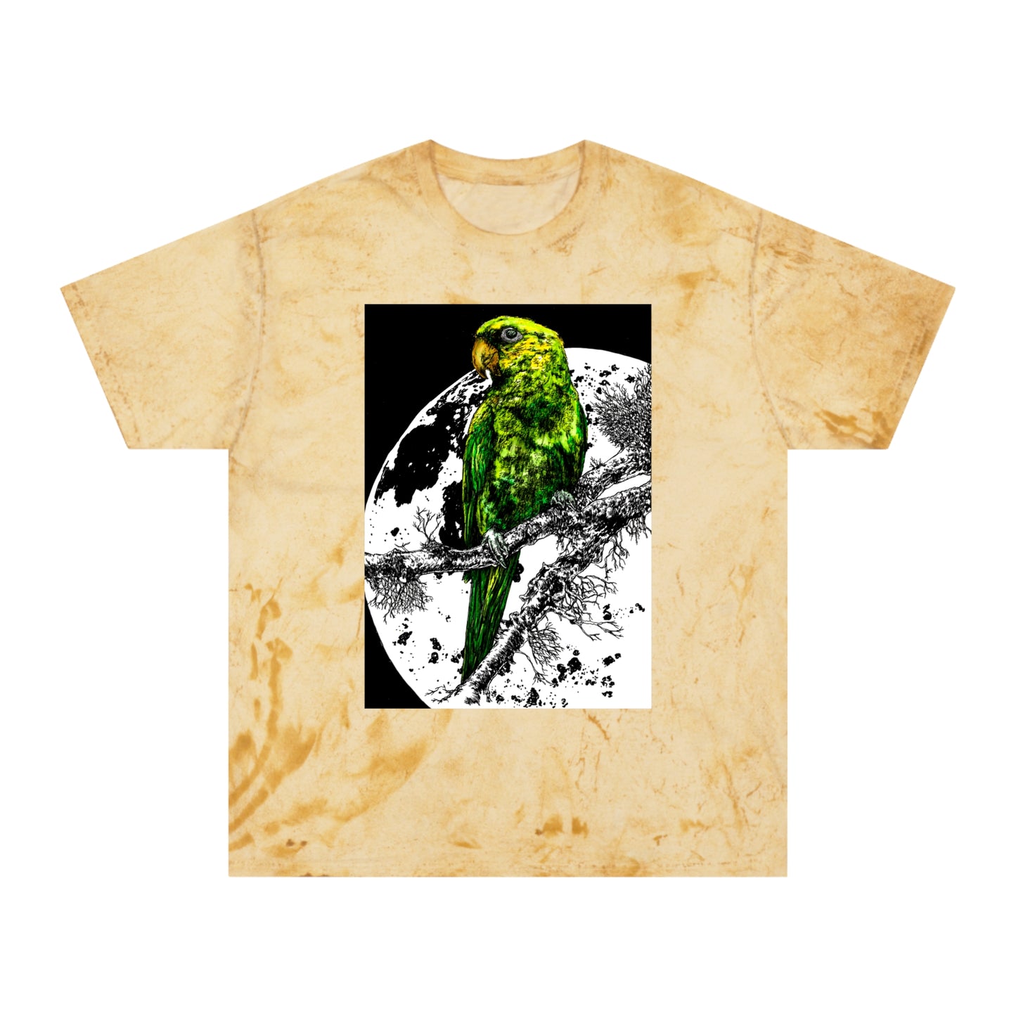 Parrot Color Blast Unisex T-Shirt - Vibrant Bird Art Tee