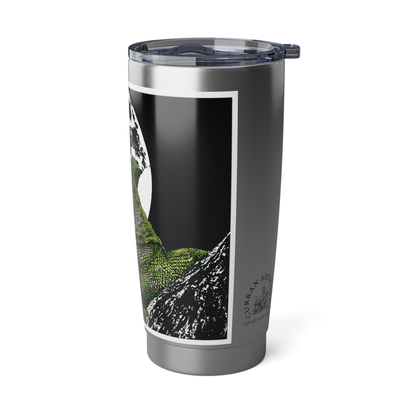Lizard Travel Mug, Original Wall Art Design, 20oz Tumbler
