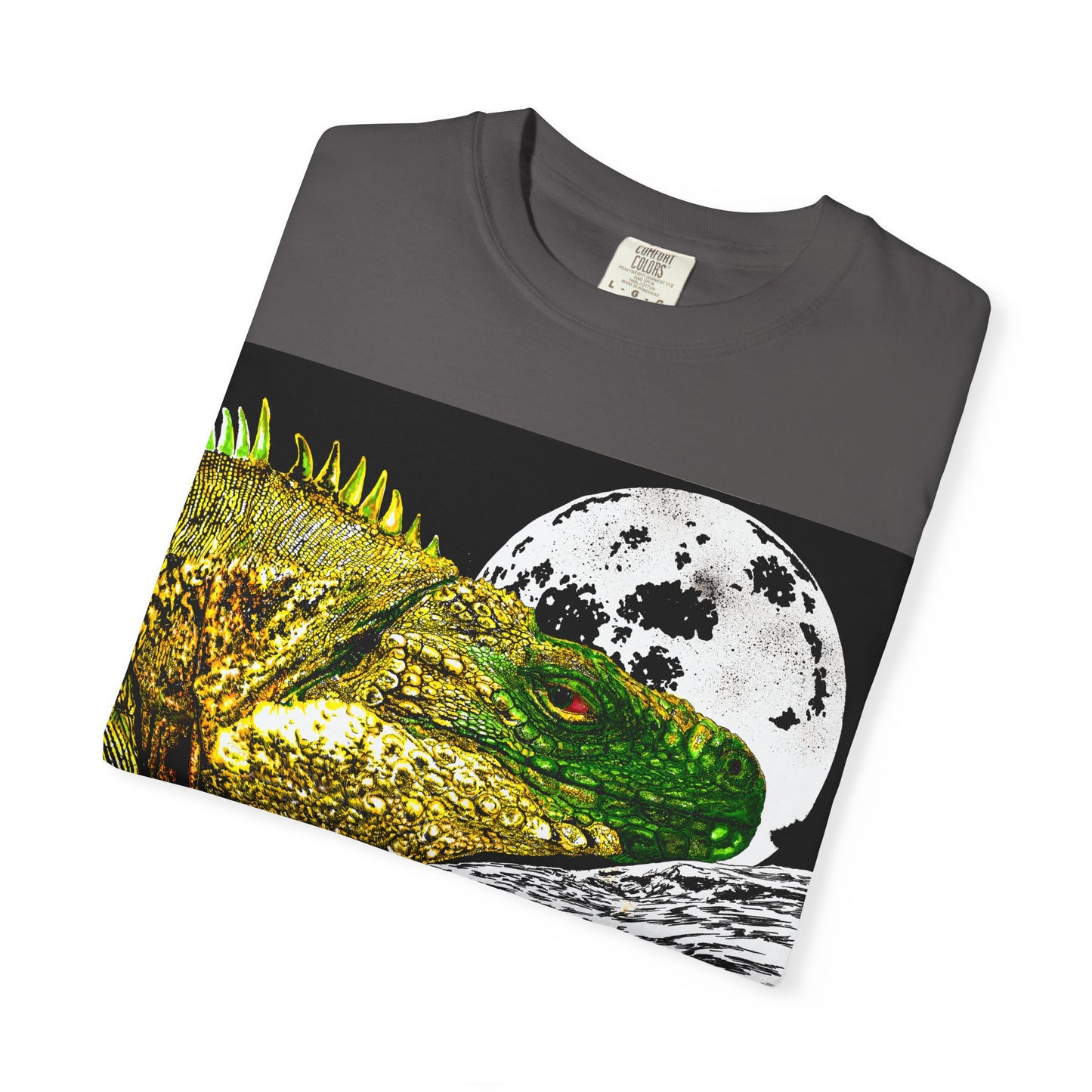 Graphic Iguana Moon Unisex T-Shirt - Nature Inspired Tee
