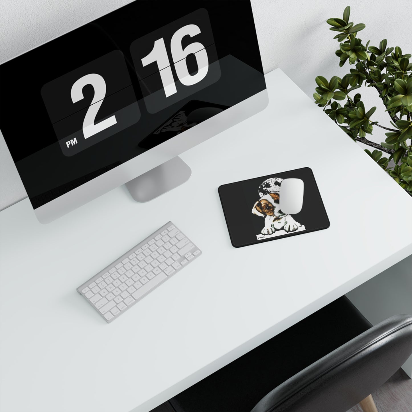 Beagle Non-Slip Gaming Mouse Pad by Curran Artworks