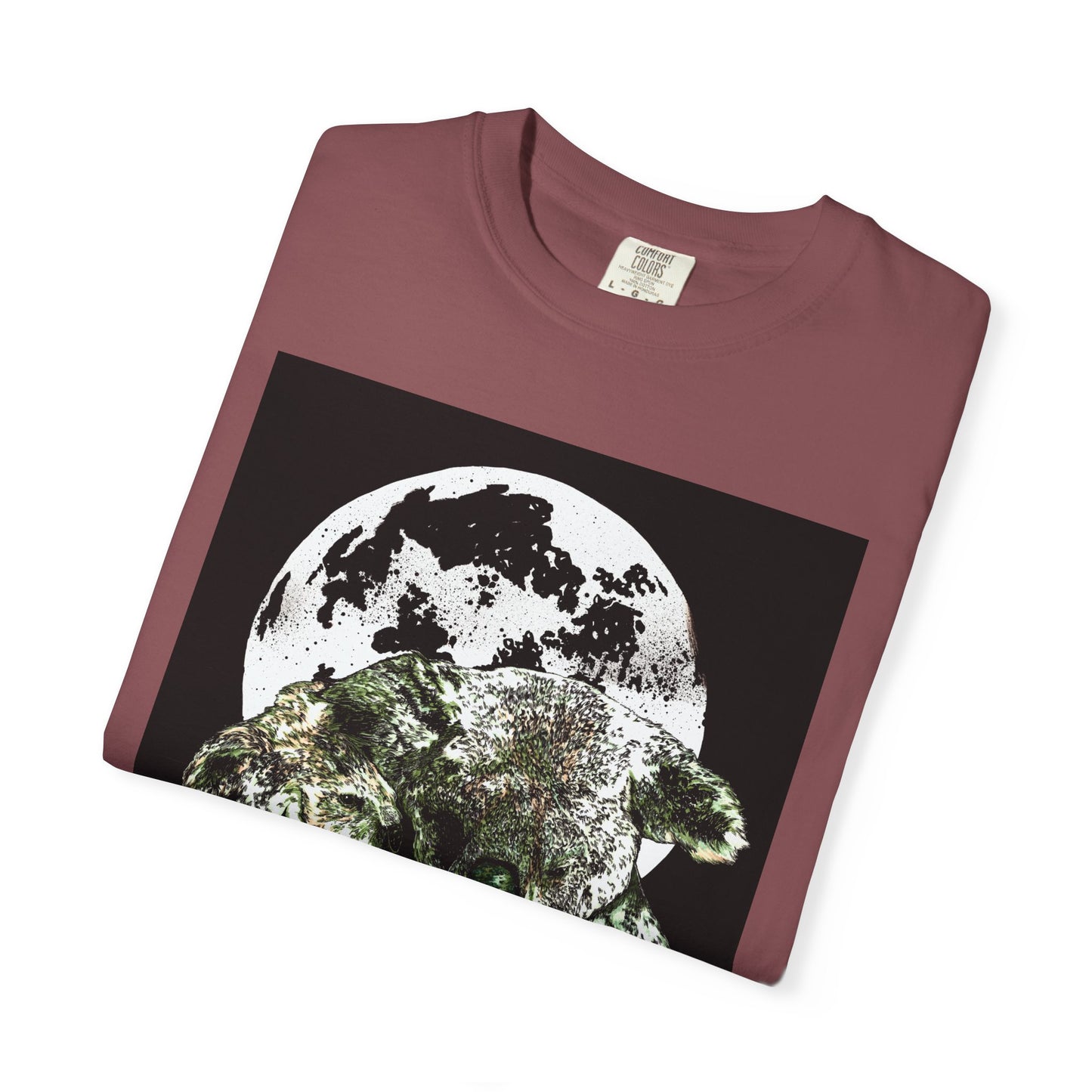 Moonlit Koala T-Shirt for Nature Lovers - Unisex Garment-Dyed Eco-Friendly Tee