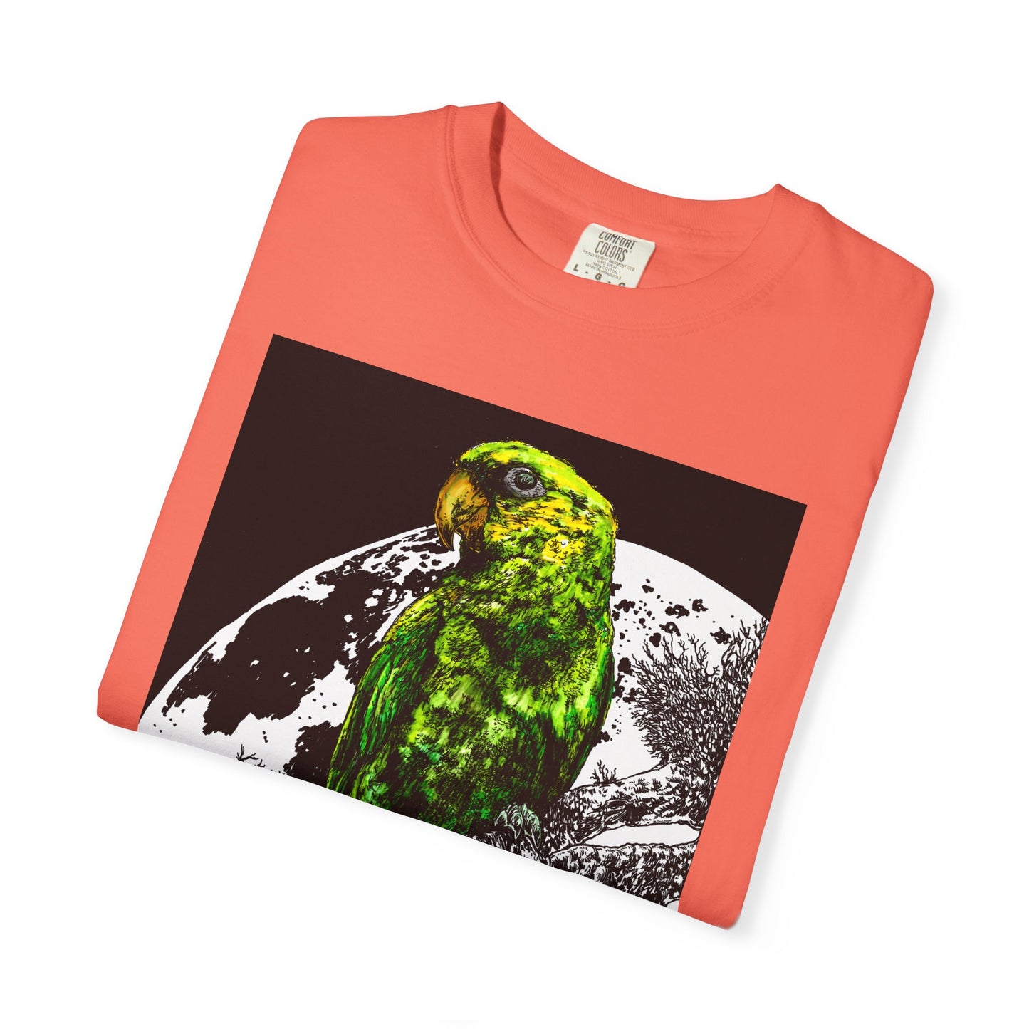 Parrot in the Moonlight Unisex T-shirt