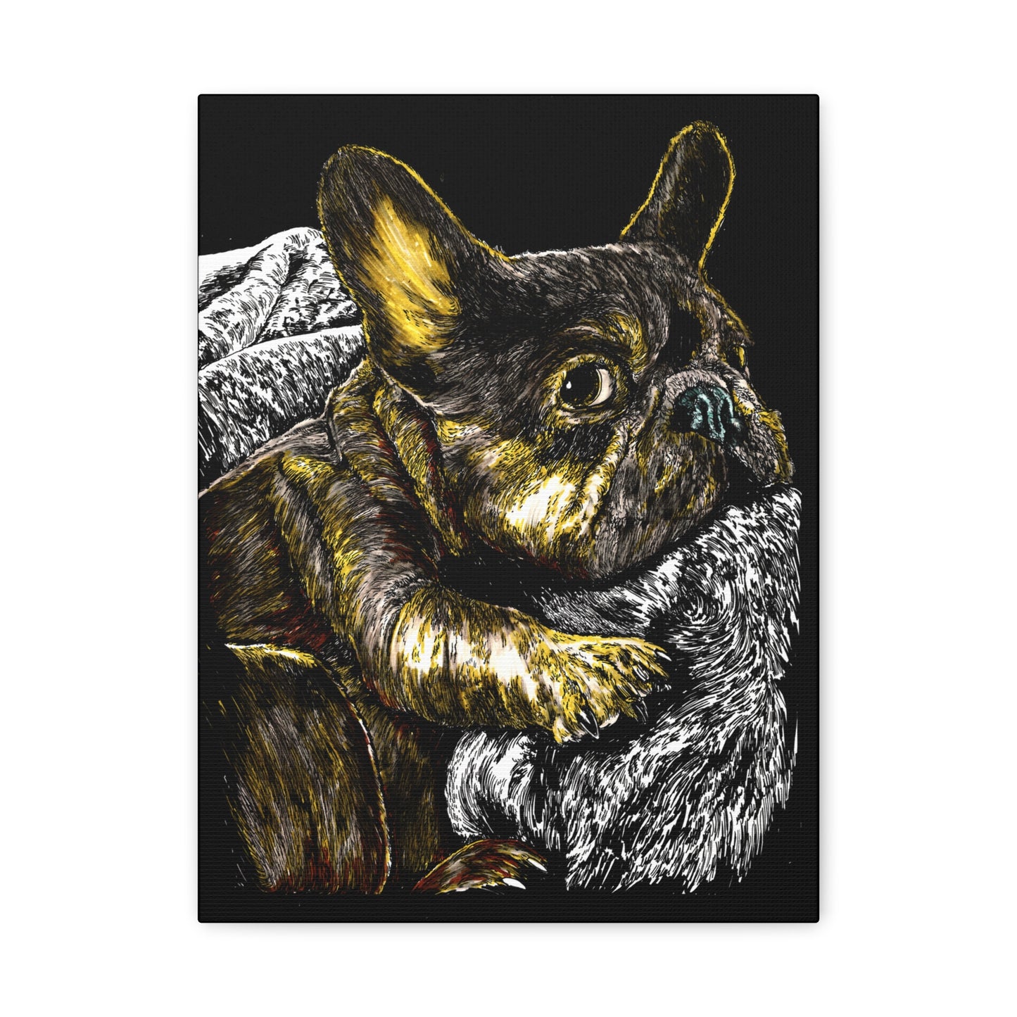 French Bulldog Canvas Wall Art Print of the Original,