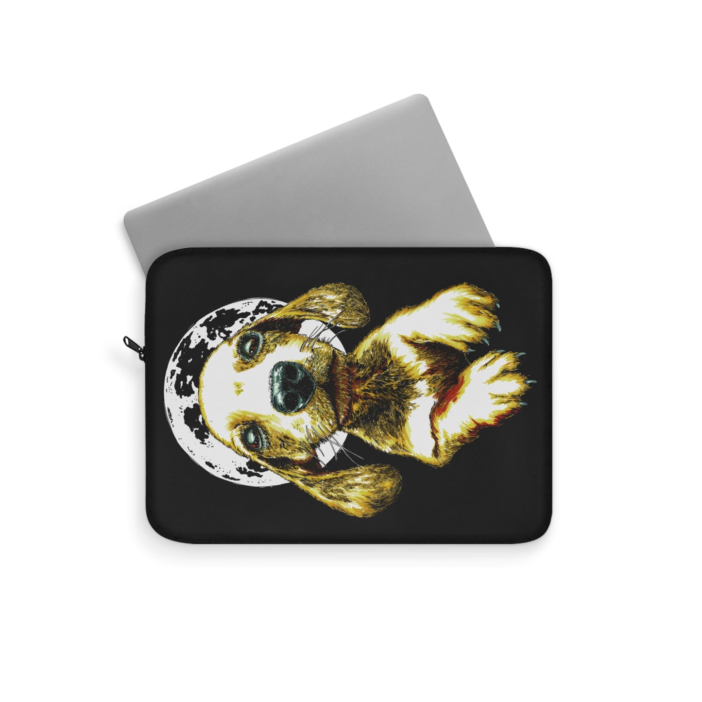 Moonlit Dog Laptop Sleeve - Stylish & Protective Case for Pet Lovers