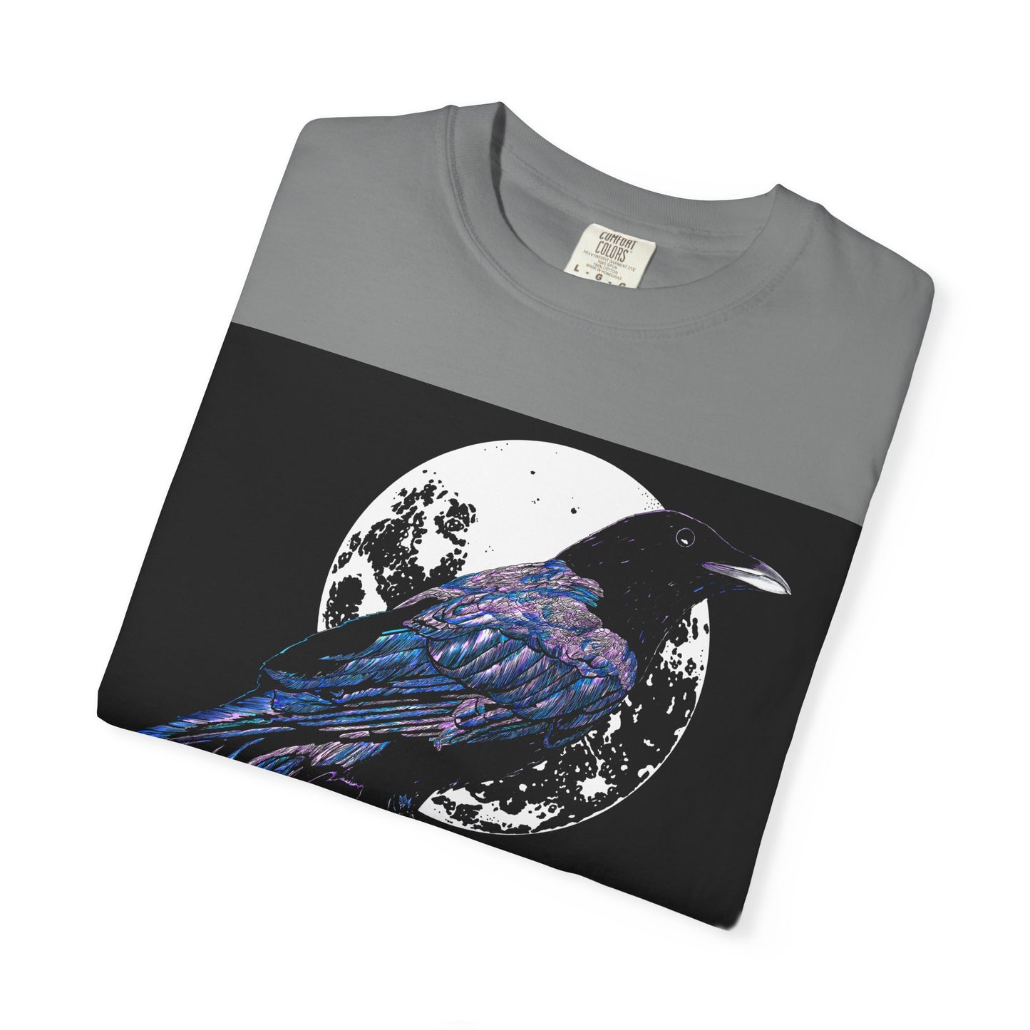 Crow Garment-Dyed T-Shirt for Nature Lovers