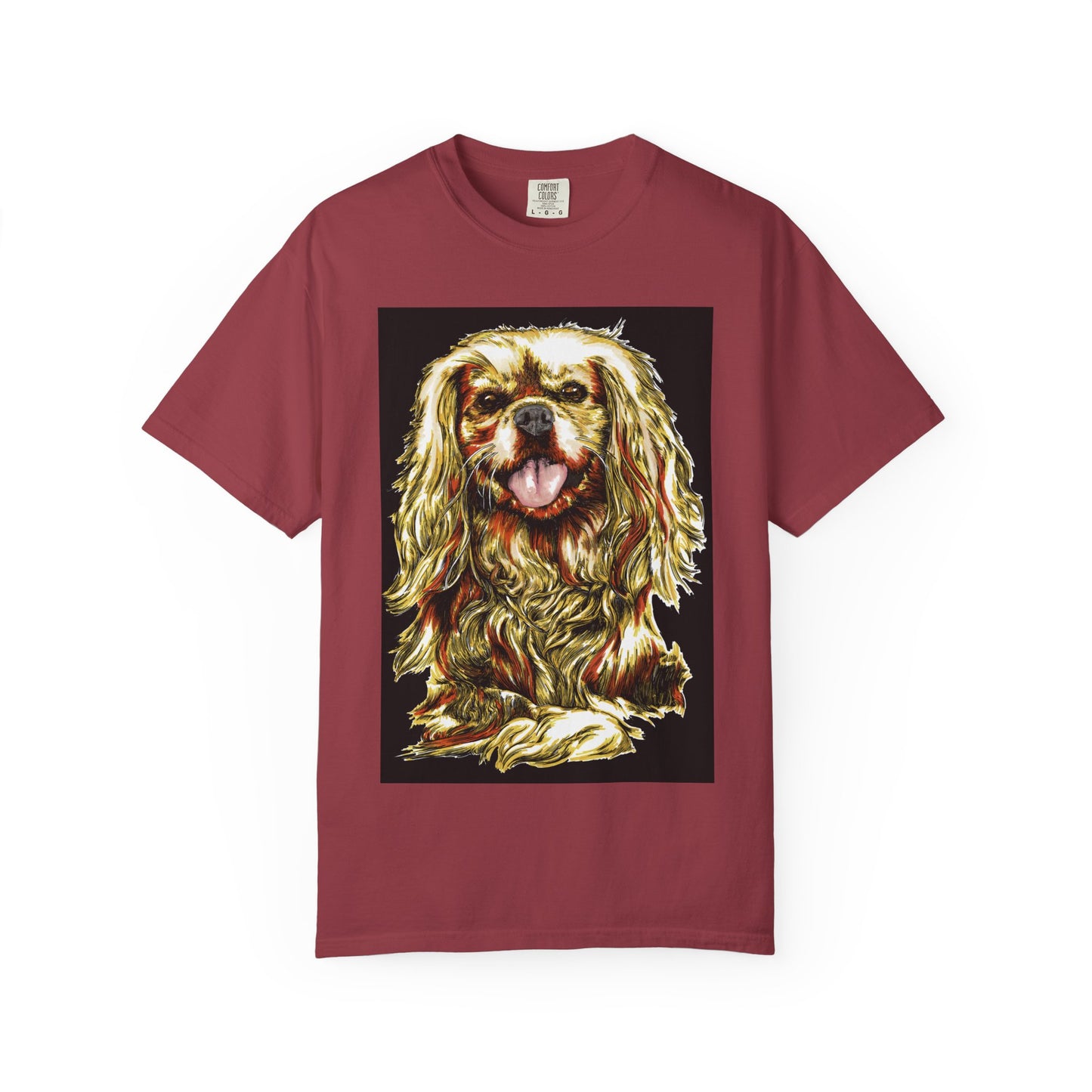 Cocker Spaniel Unisex Tee featuring Hand Drawn Art