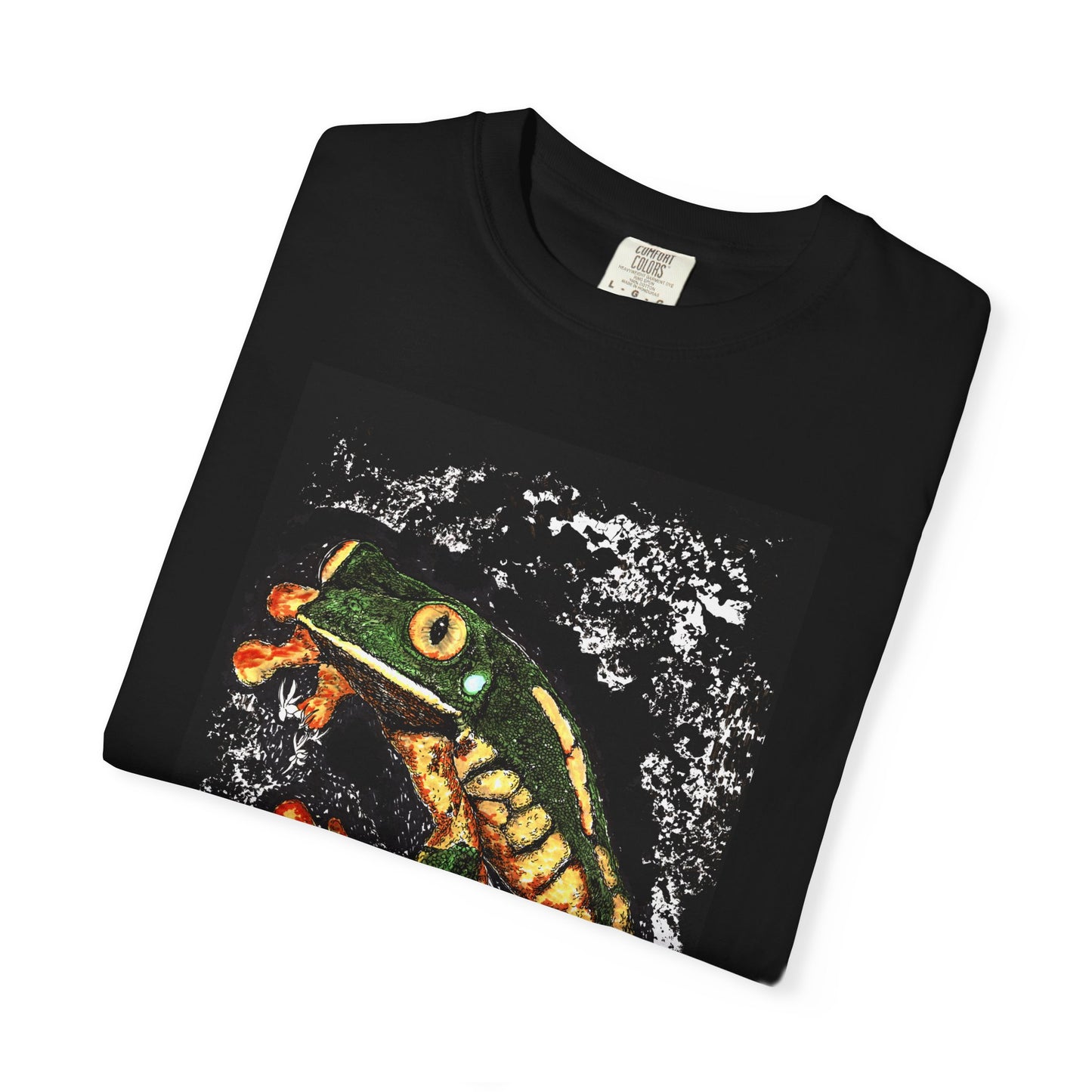 Colorful Frog Unisex T-shirt - Eco-Friendly Art Tee