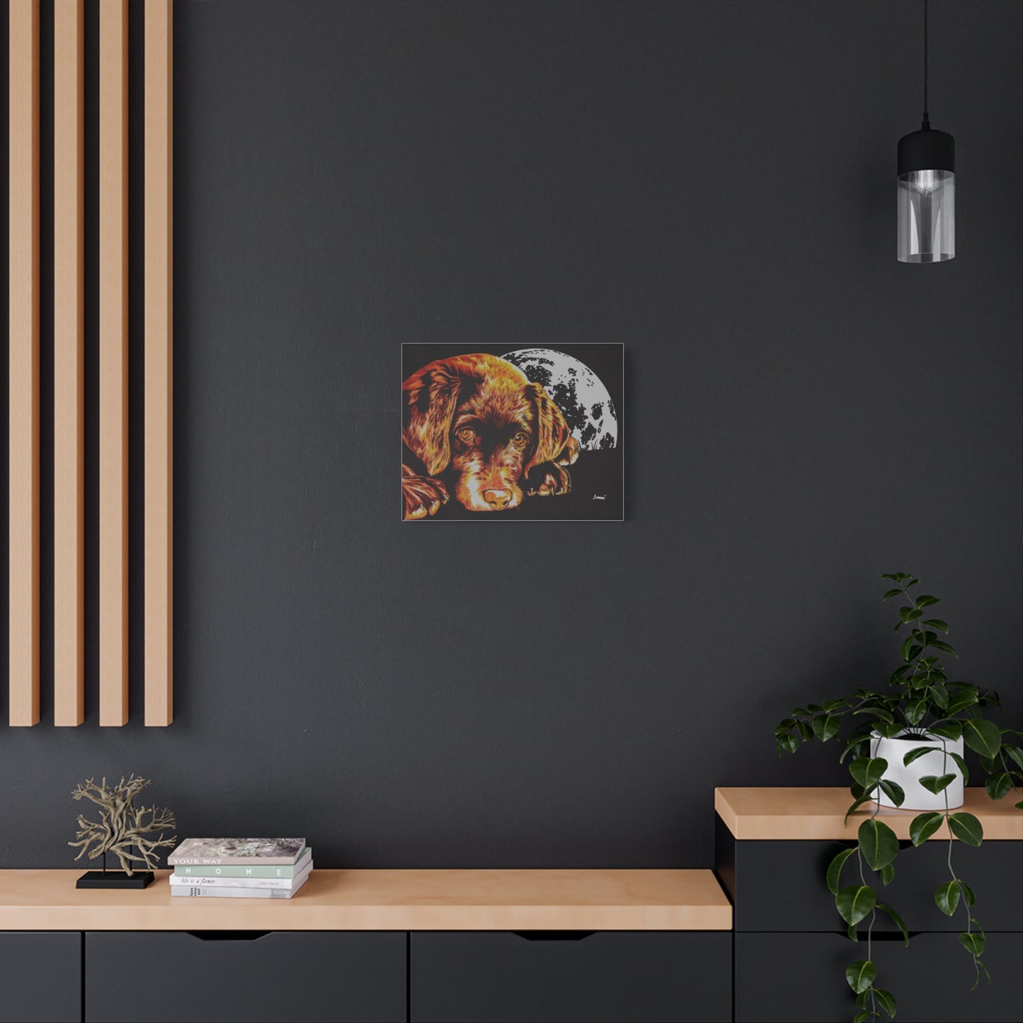 Chocolate Lab Puppy Wall Art Print of the Original