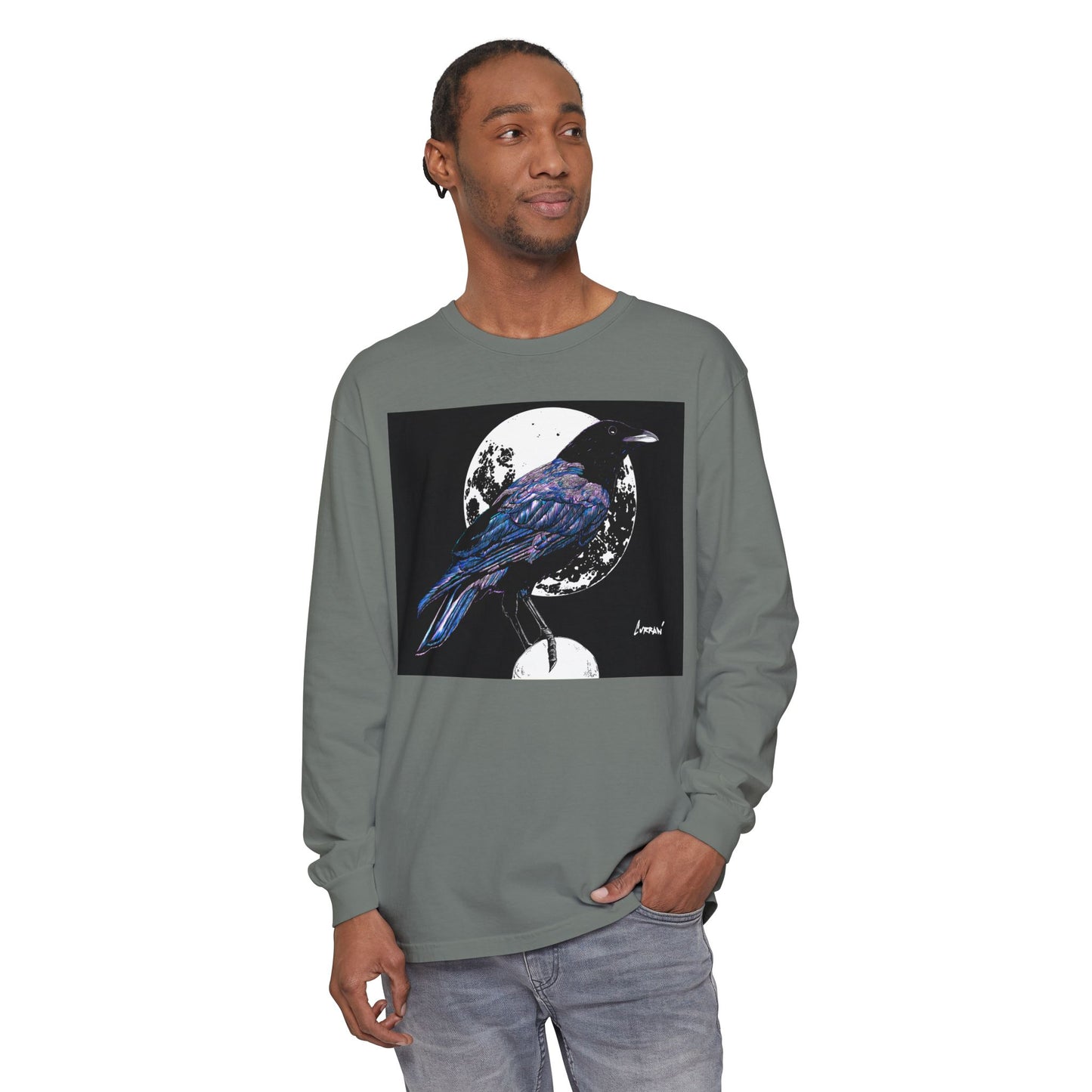 Mystical Crow Long Sleeve T Shirt Unisex