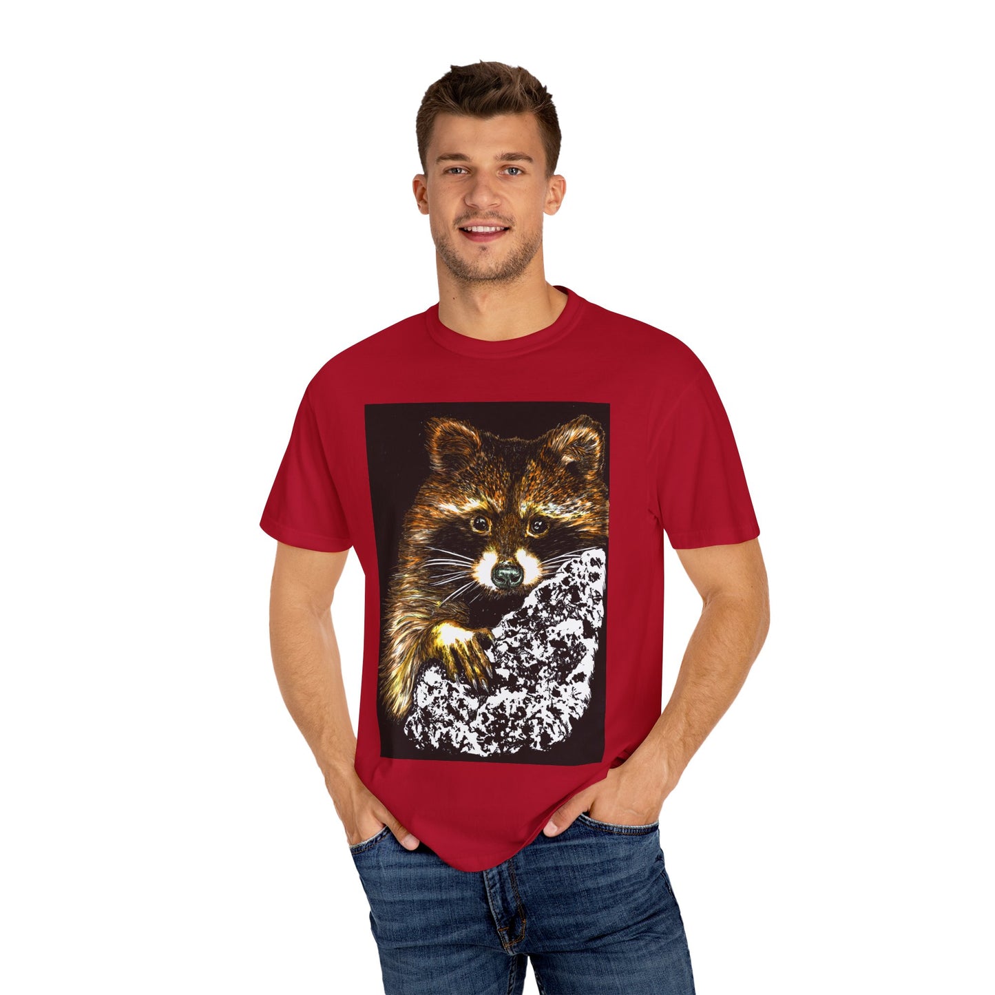 Vintage Raccoon Graphic Unisex T-shirt - Nature Lover Gift