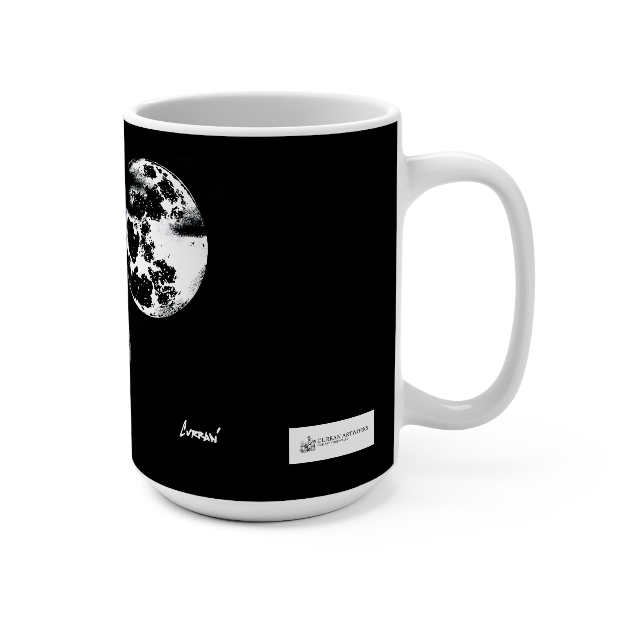 Transform your doorstep with the striking beauty of the Ram Mug 15oz - Unique Art for Animal Lovers by Kris Curran. Elevate your entryway now.