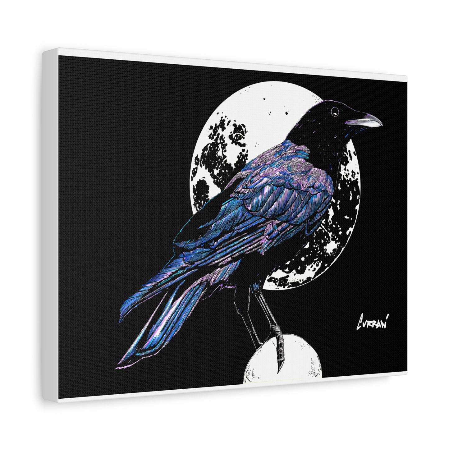 Crow Art – Original Hand-Drawn Unique, Detailed Illustration