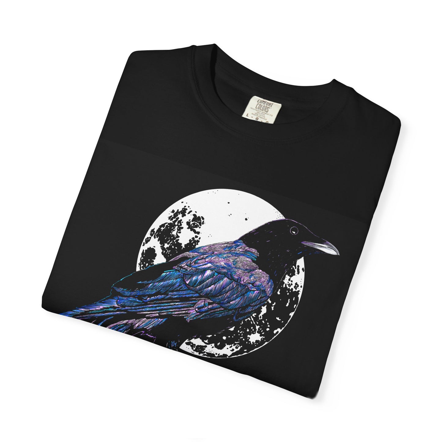 Crow Garment-Dyed T-Shirt for Nature Lovers