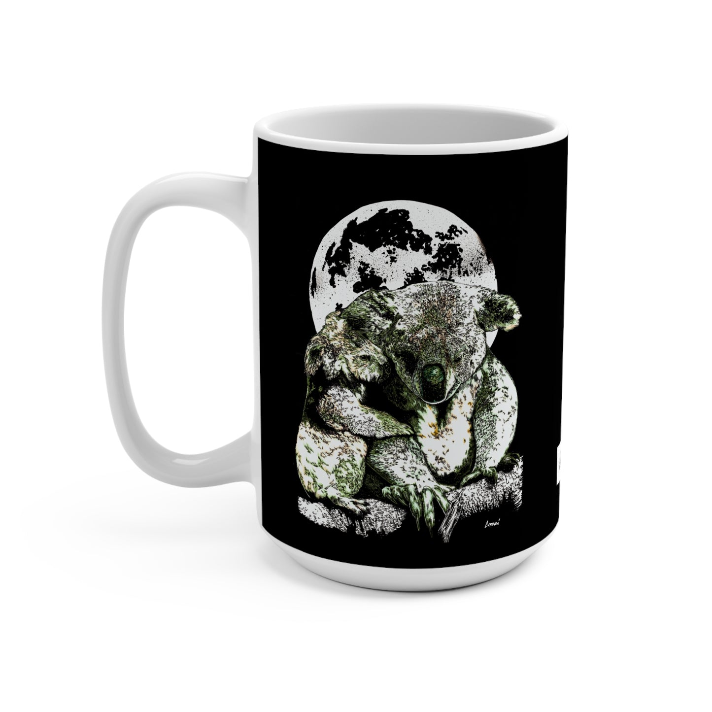 Koala Love 15oz Ceramic Mug | Cute Animal Gift for Nature Lovers
