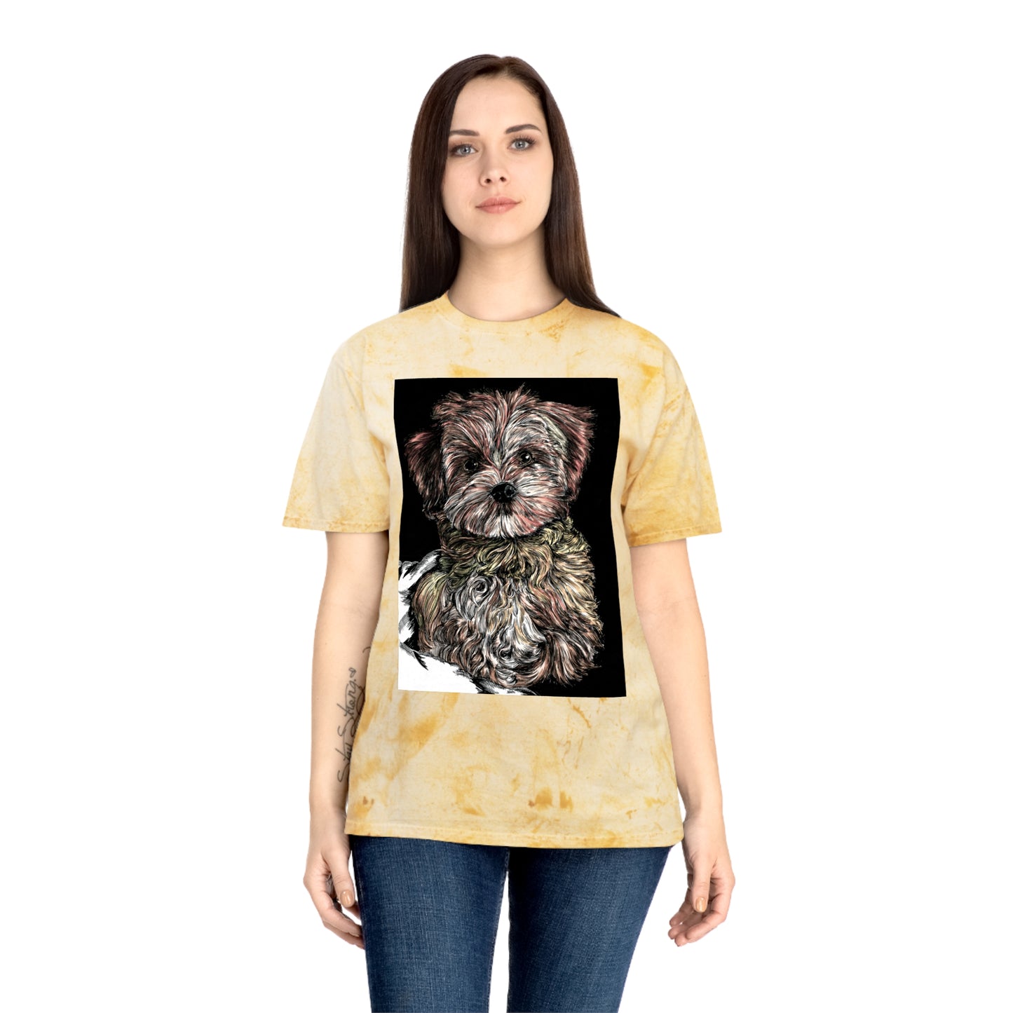 Puppy Colorful Art Unisex T-Shirt - Perfect Gift for Pet Lovers