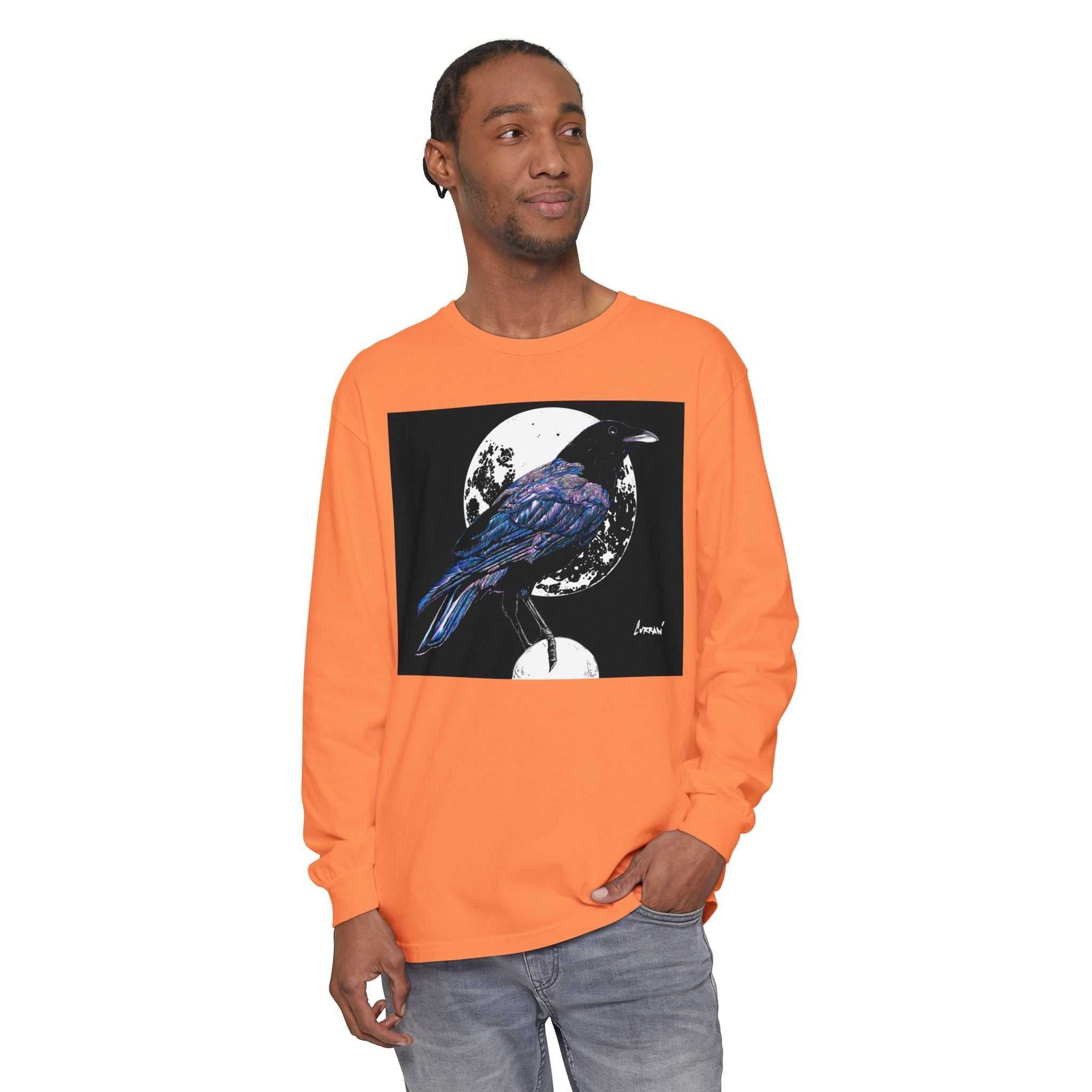 Mystical Crow Long Sleeve T Shirt Unisex