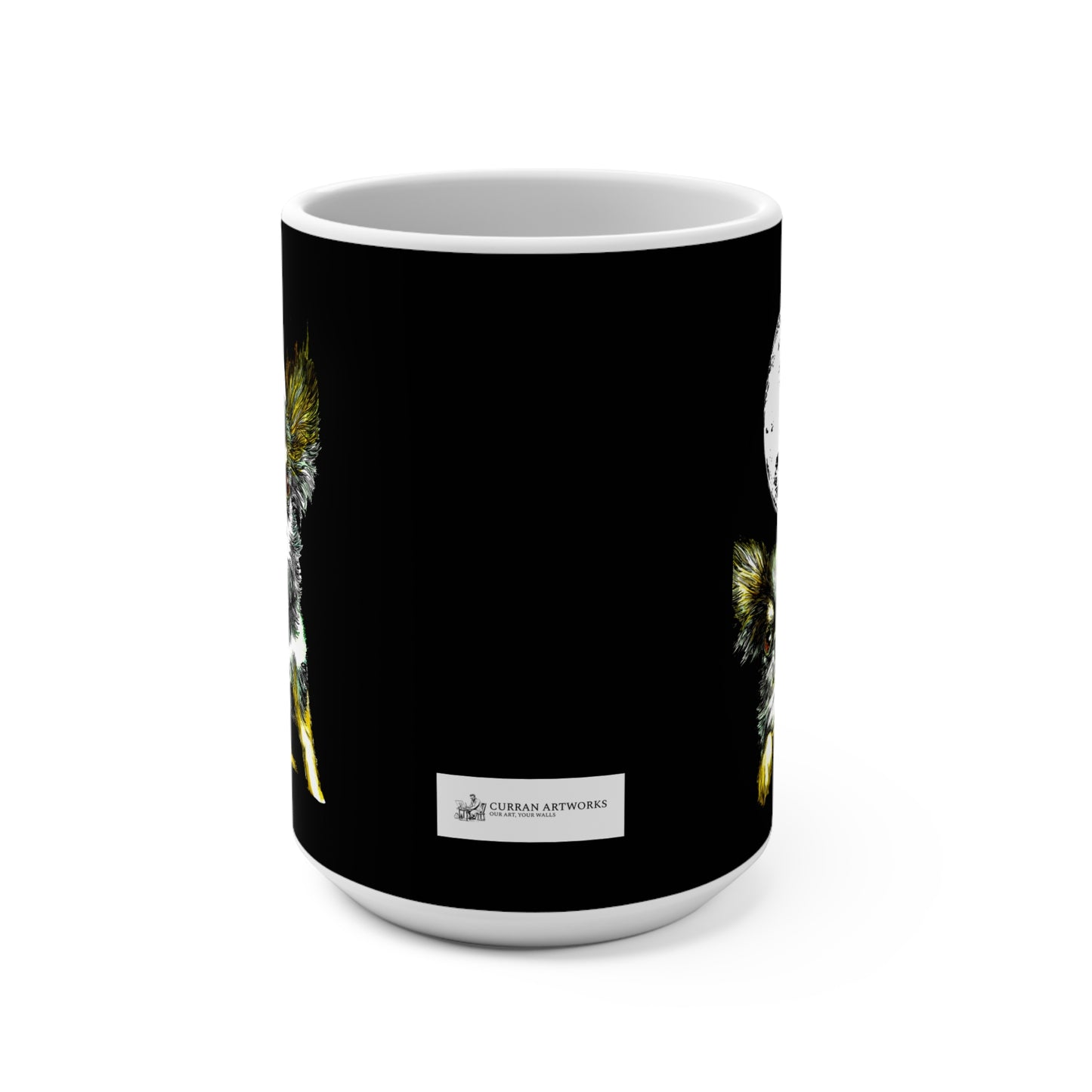 Chihuahua Moonlit Mug - 15oz, Perfect Gift for Dog Lovers