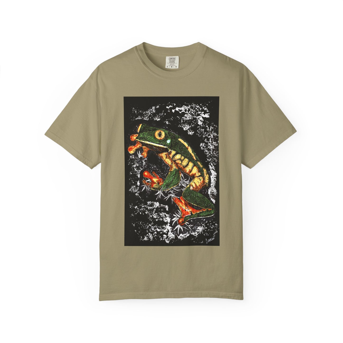 Colorful Frog Unisex T-shirt - Eco-Friendly Art Tee