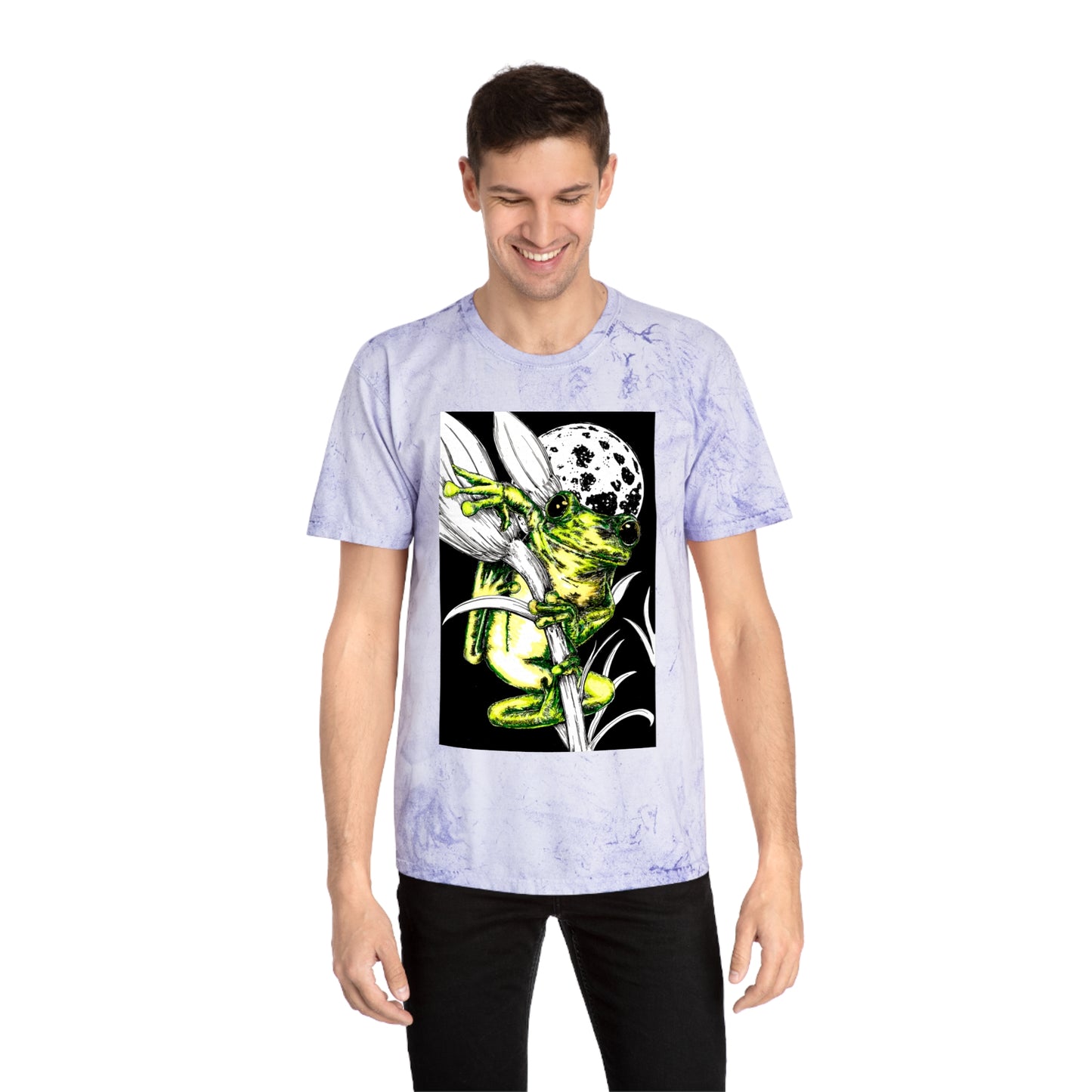 Colorful Frog Art Unisex T Shirt Vibrant Nature Design