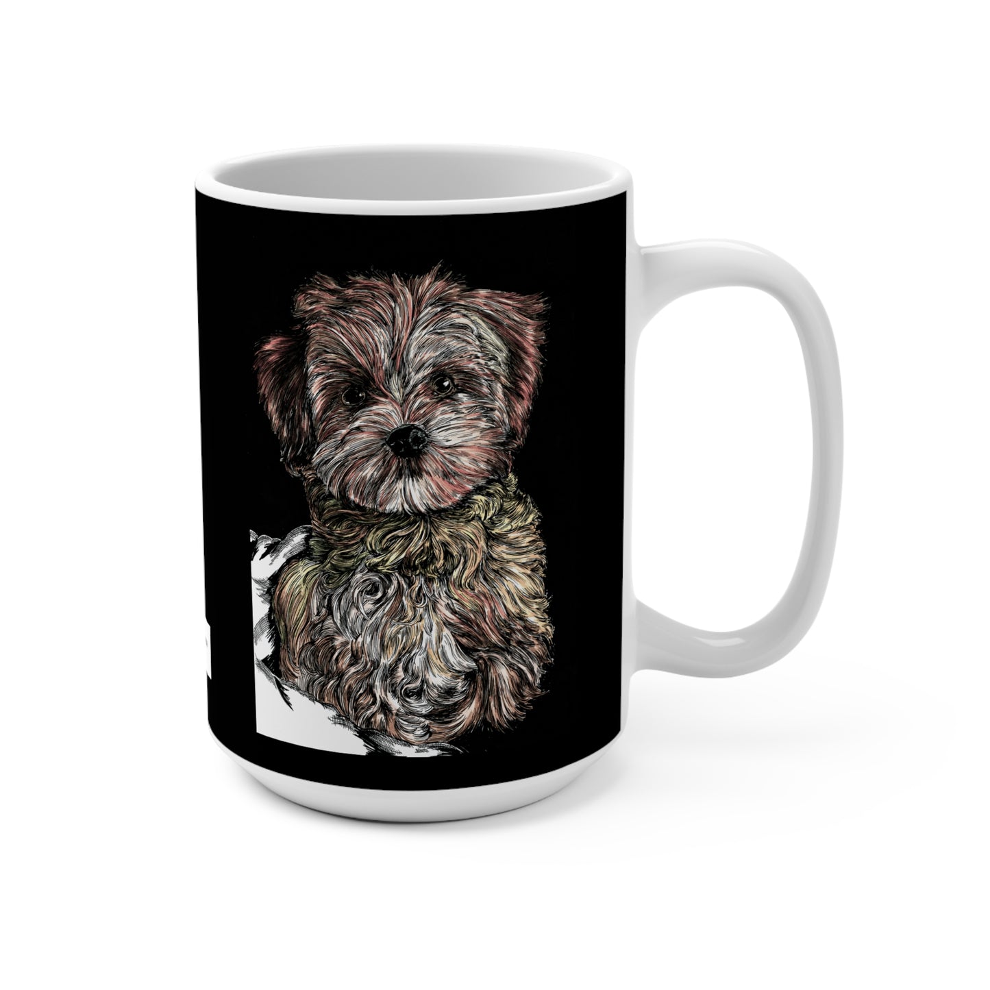 Artistic 15oz Dog Mug