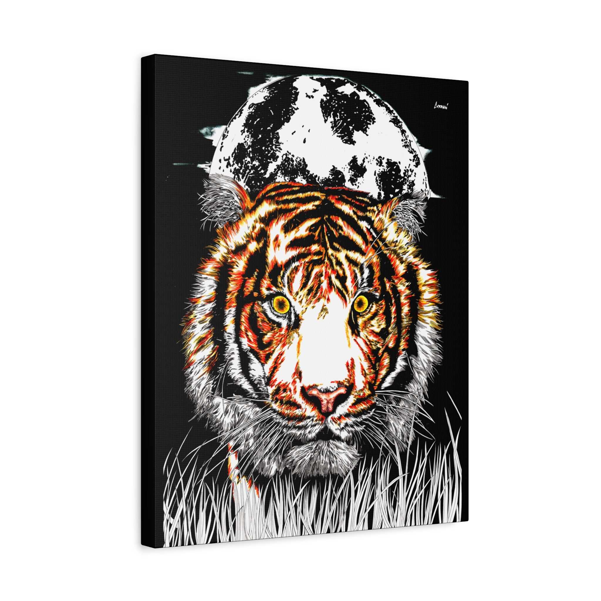 Add a touch of fierce beauty to your space with our Tiger Wall Art Print of the Original, hand drawn wall art. Elevate your decor today!