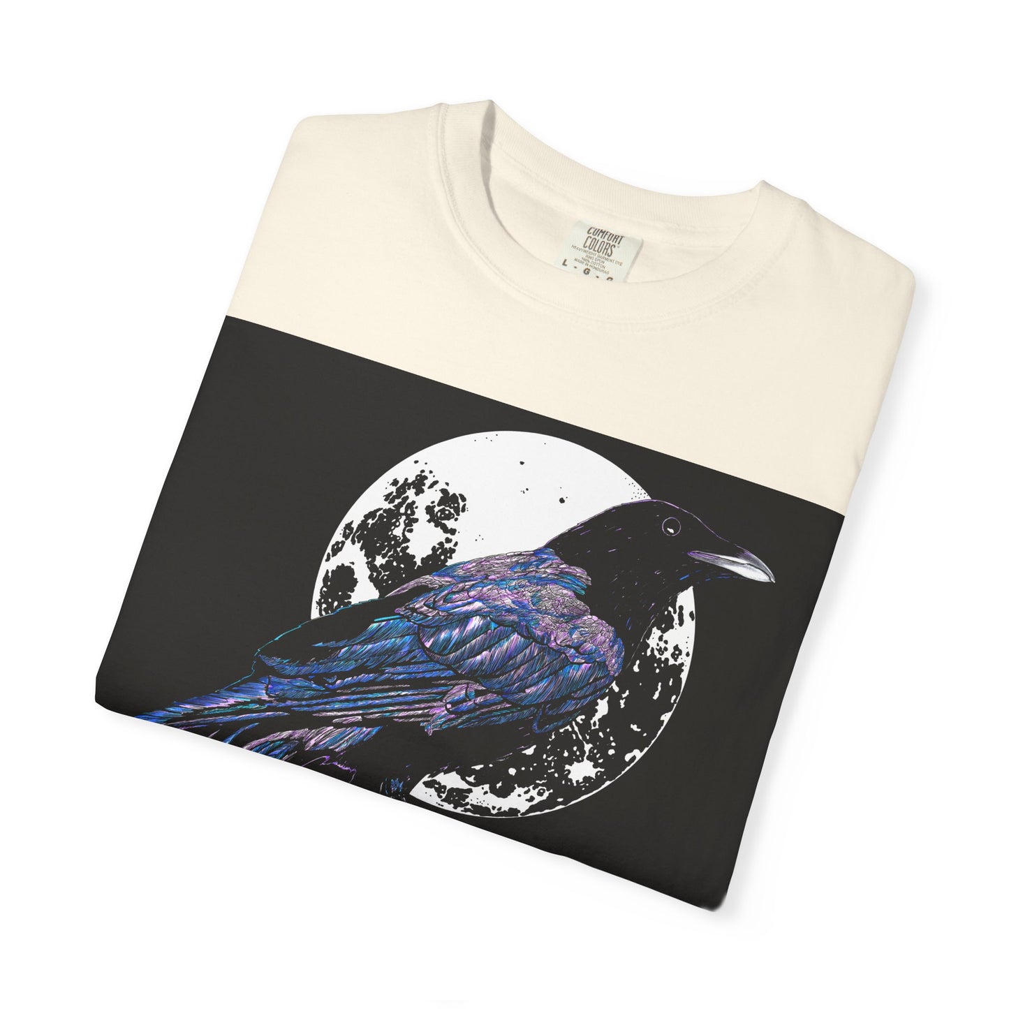 Crow Garment-Dyed T-Shirt for Nature Lovers