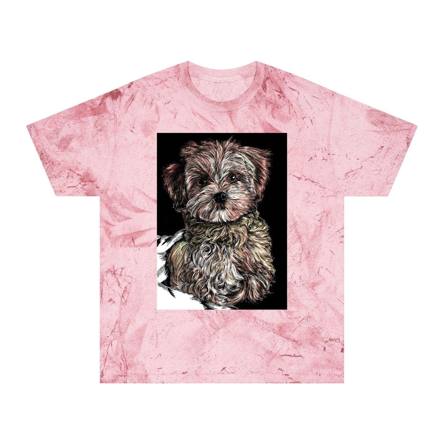 Puppy Colorful Art Unisex T-Shirt - Perfect Gift for Pet Lovers