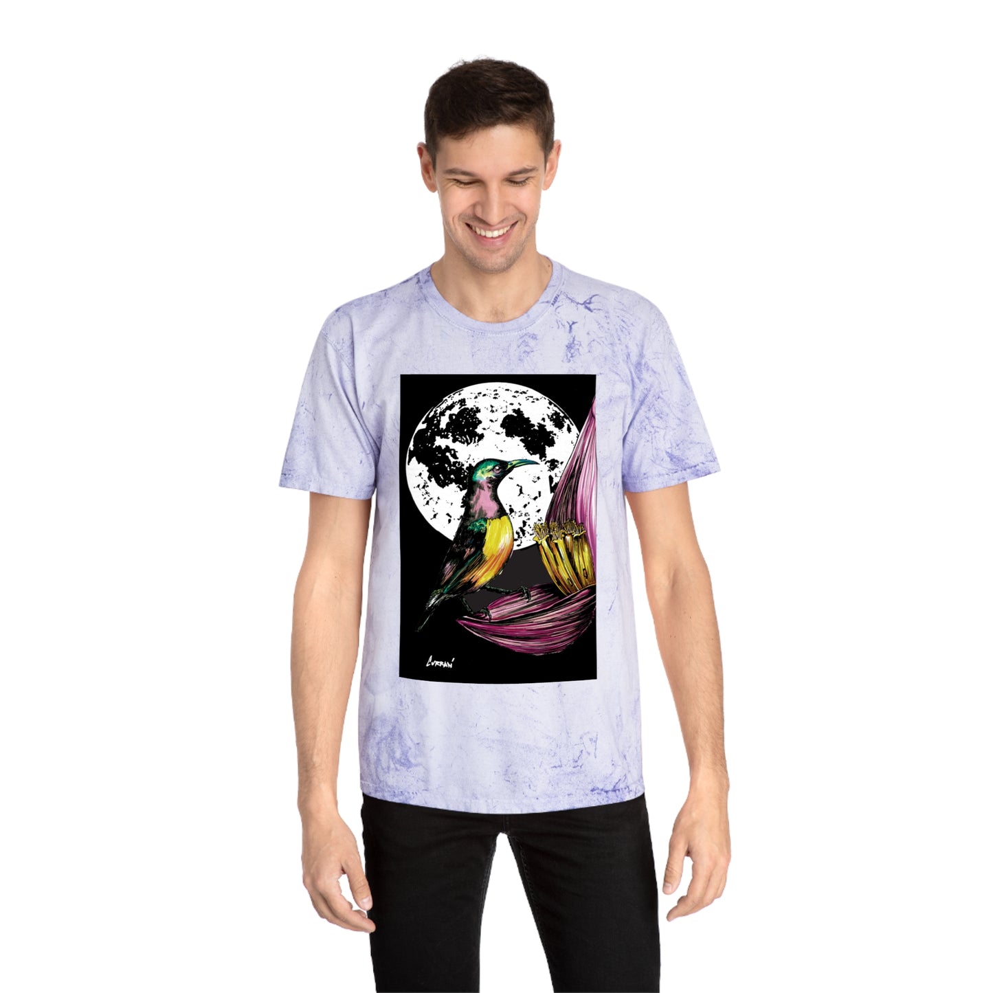 Colorful Hummingbird Art Unisex T Shirt Nature Design
