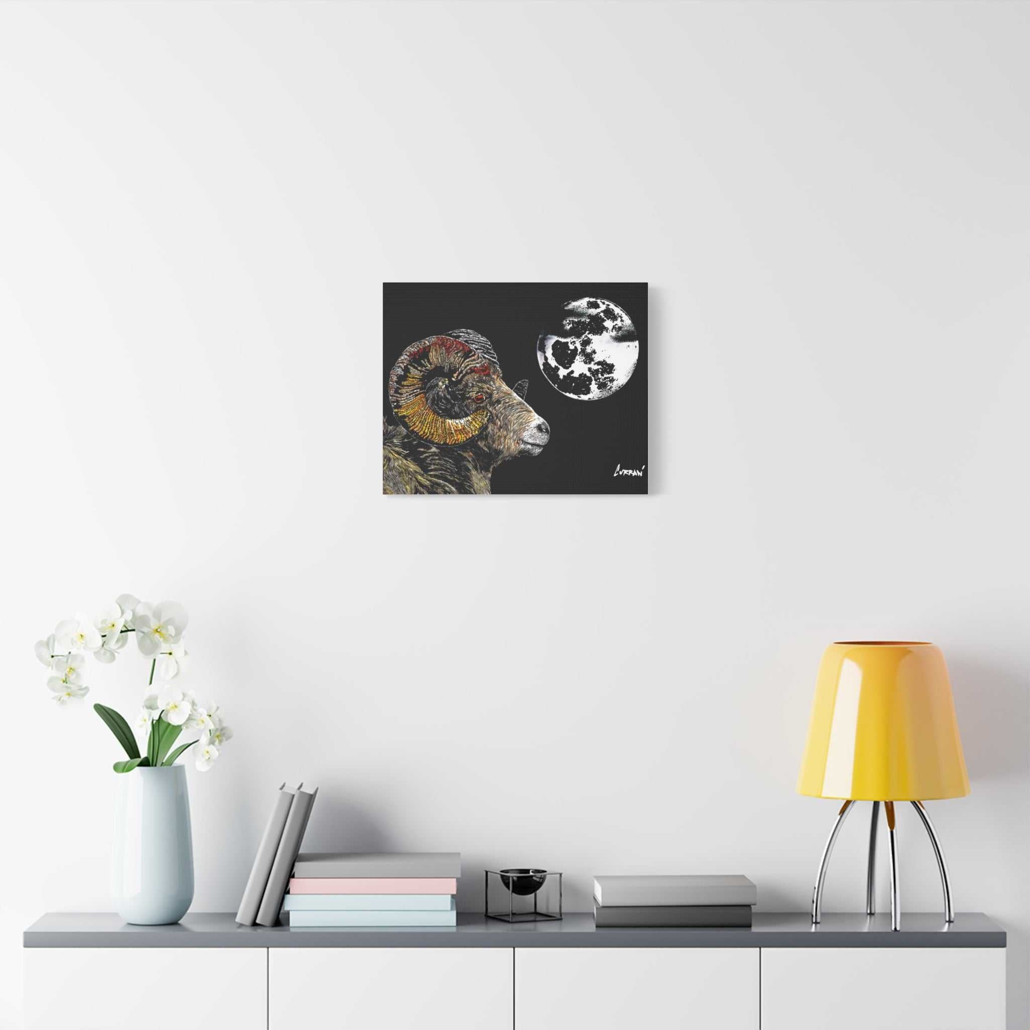 Mountain Ram Canvas Print - Art Print on Stretched Canvas