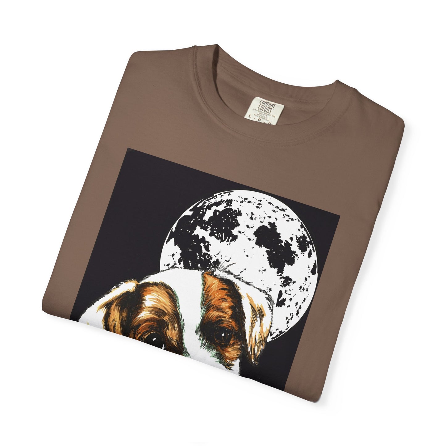 Moonlit Beagle Puppy Unisex Garment-Dyed T-shirt – Perfect for Animal Lovers