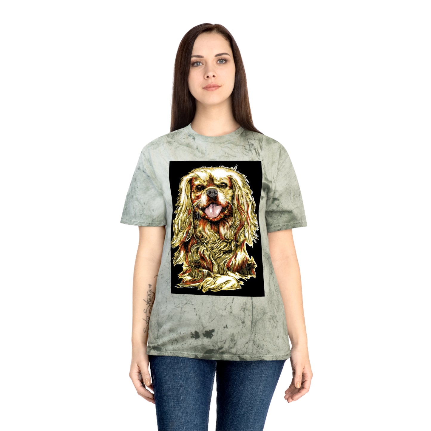 Colorful Dog Art Unisex T Shirt Perfect Gift for Pet Lovers