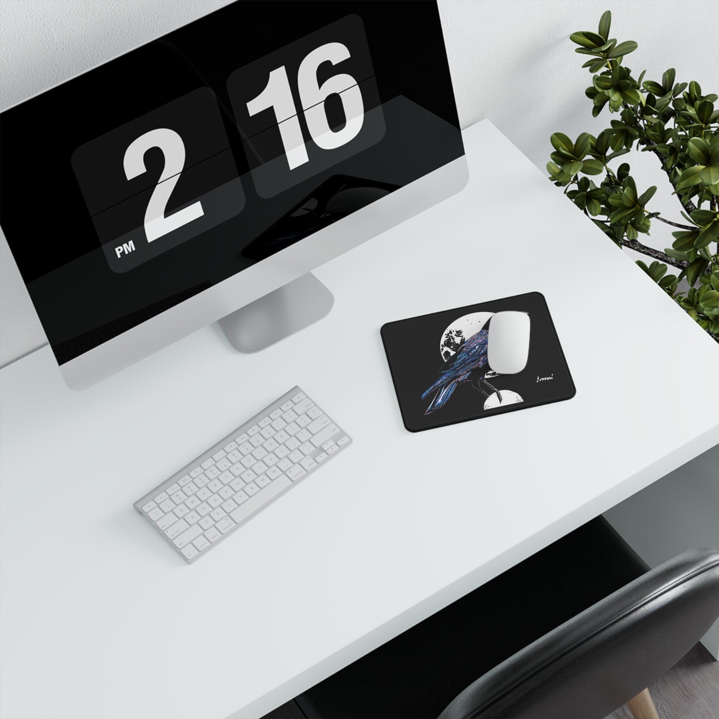 Crow Moon Non-Slip Gaming Mouse Pad | Perfect for Gamers