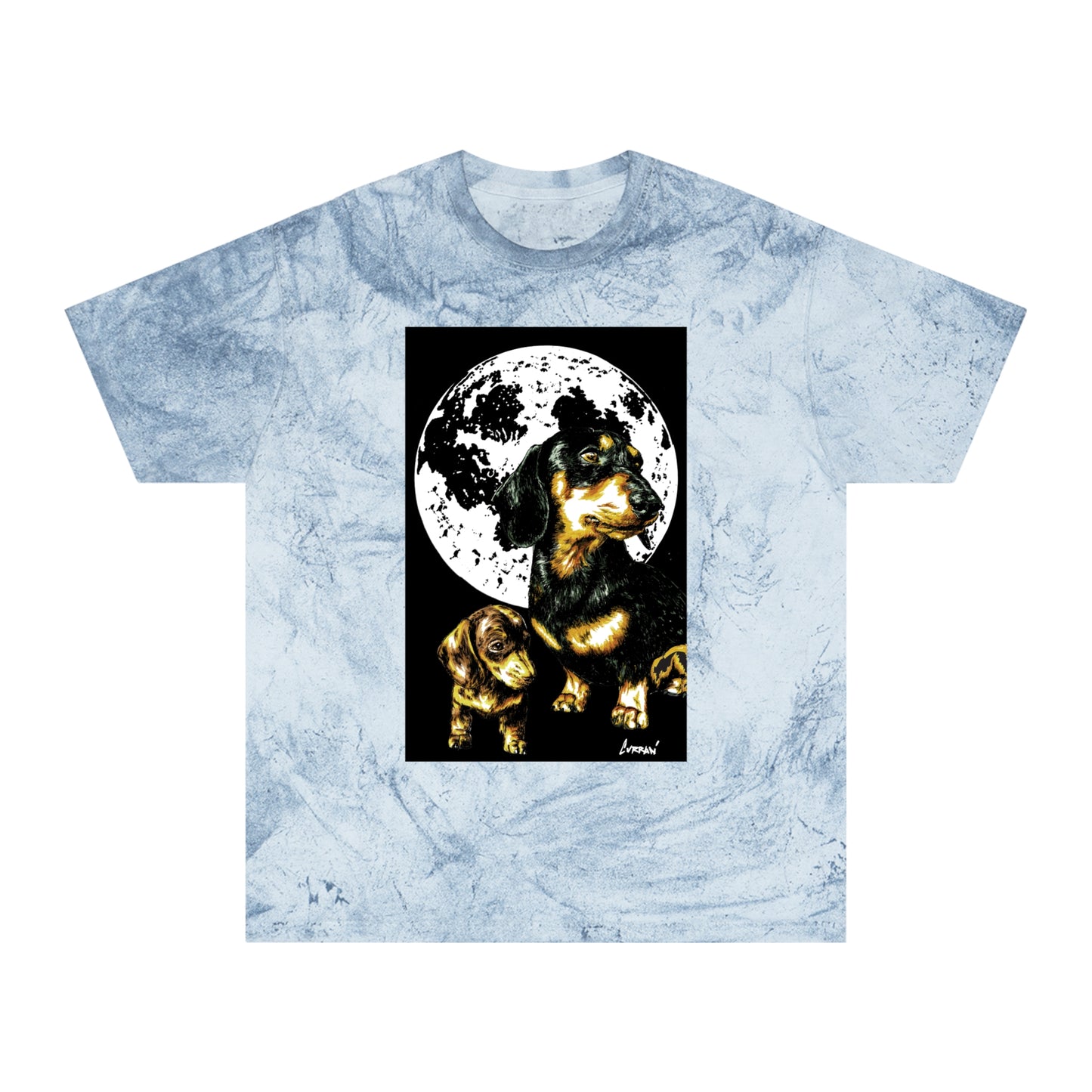 Puppy Color Blast Graphic T-Shirt - Unisex Pet Lover Tee