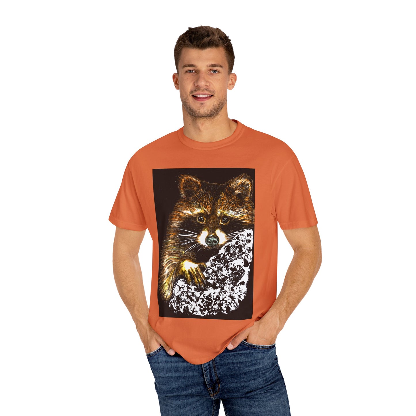 Vintage Raccoon Graphic Unisex T-shirt - Nature Lover Gift