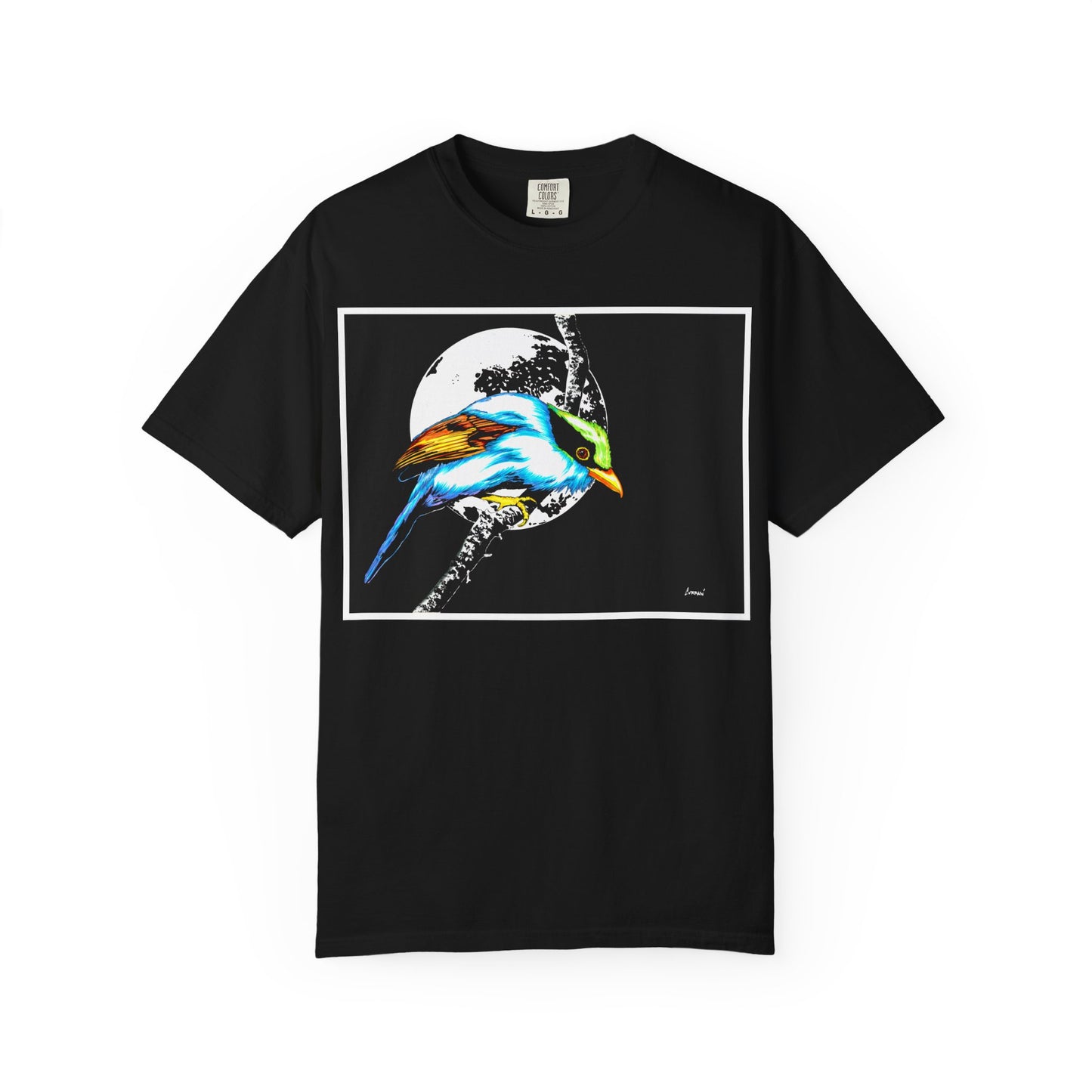 Colorful Bird Graphic Unisex T-Shirt - Nature Lover Apparel