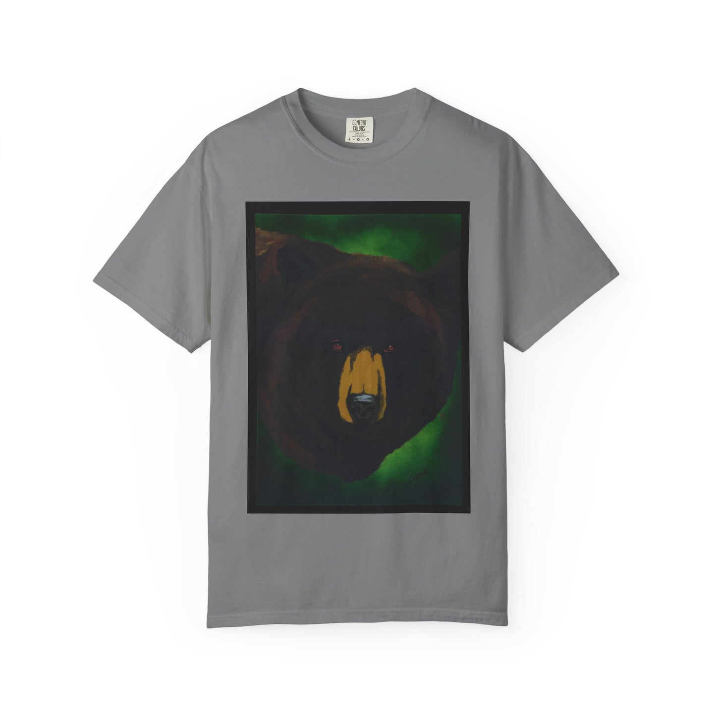 Brown Bear Unisex Garment-Dyed T-Shirt - Nature Apparel