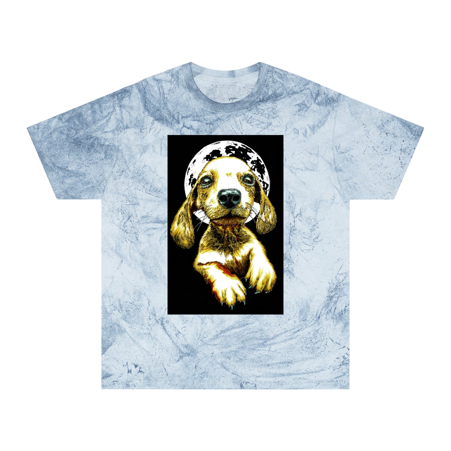 Unisex Color Blast Dog Graphic Pet Lover Tee