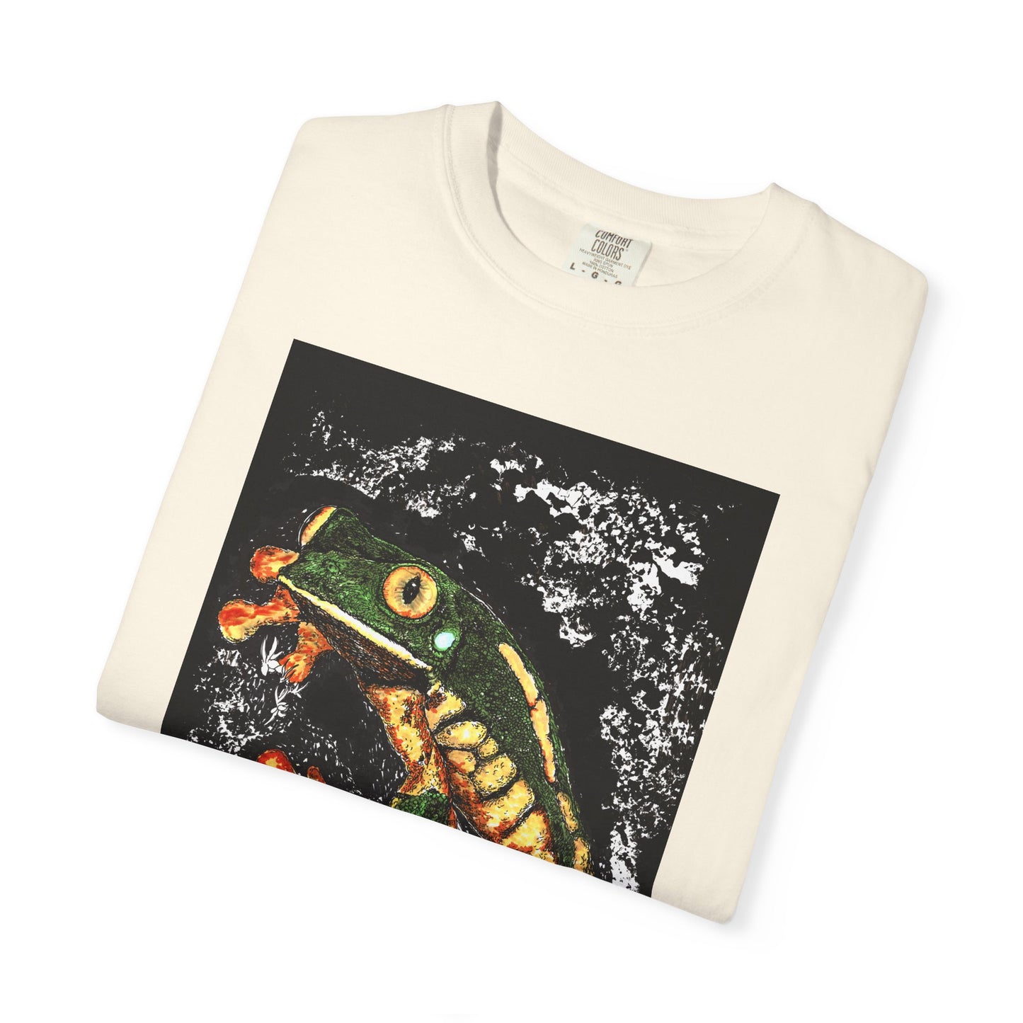 Colorful Frog Unisex T-shirt - Eco-Friendly Art Tee