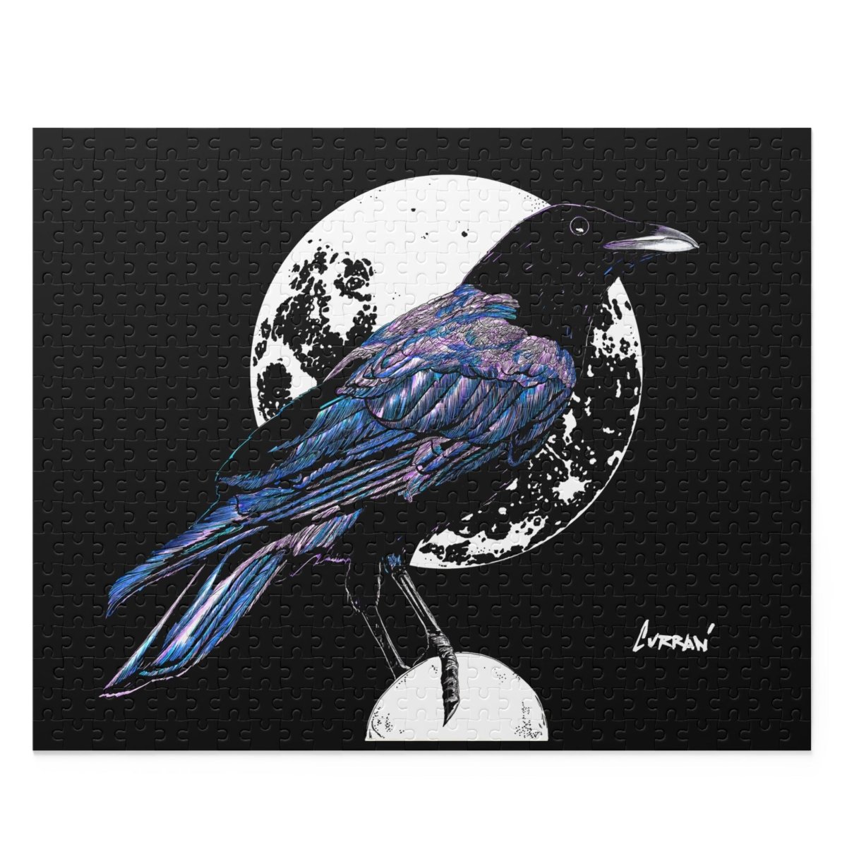 500 - Piece Crow Puzzle for Nature Lovers - Curran Artworks
