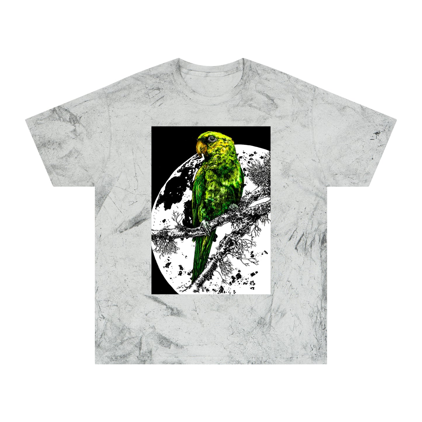 Parrot Color Blast Unisex T-Shirt - Vibrant Bird Art Tee